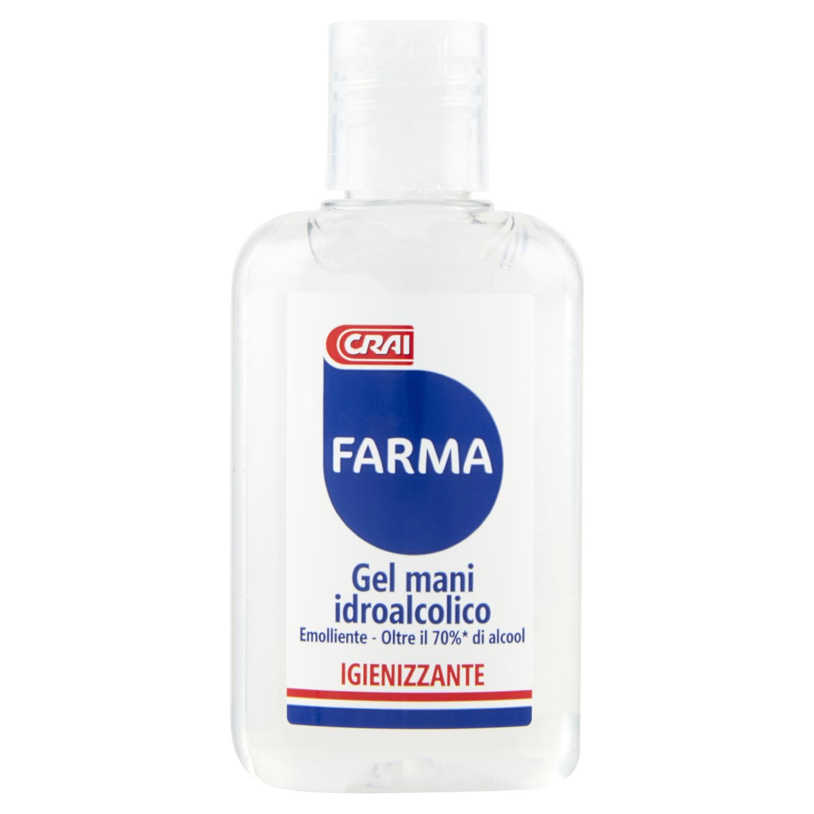 Crai Farma Gel mani idroalcolico Igienizzante 80 ml