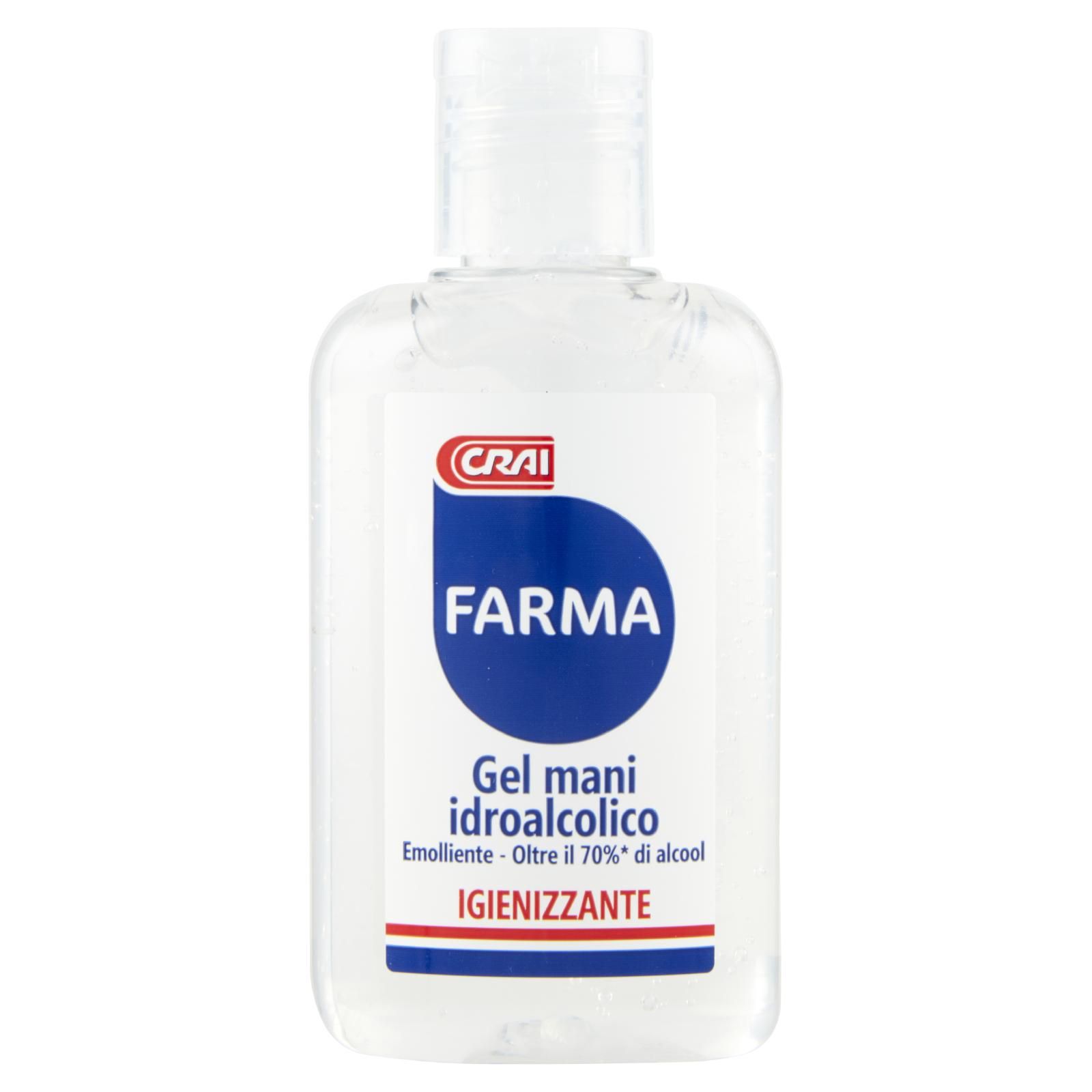 Crai Farma Gel mani idroalcolico Igienizzante 80 ml