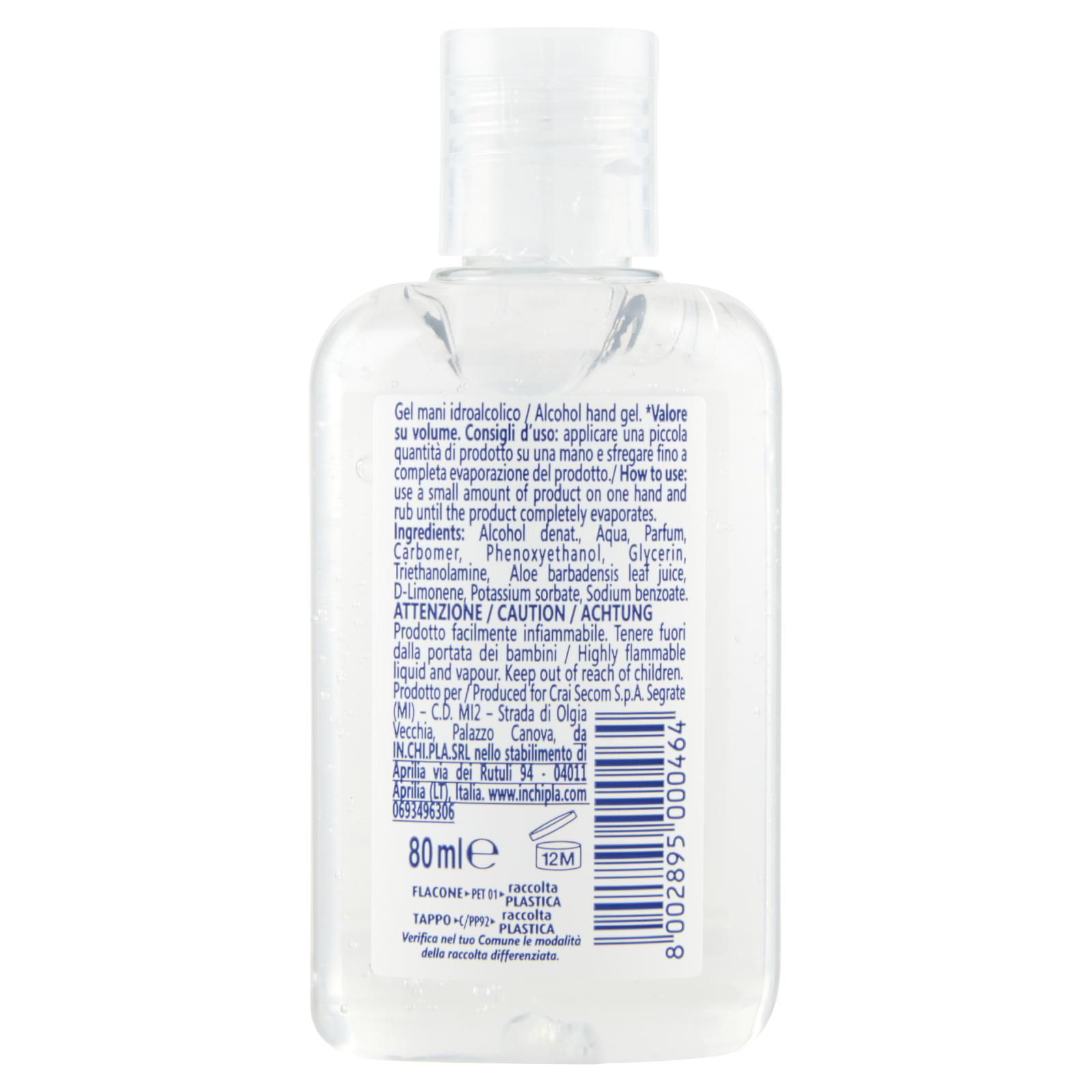 Crai Farma Gel mani idroalcolico Igienizzante 80 ml
