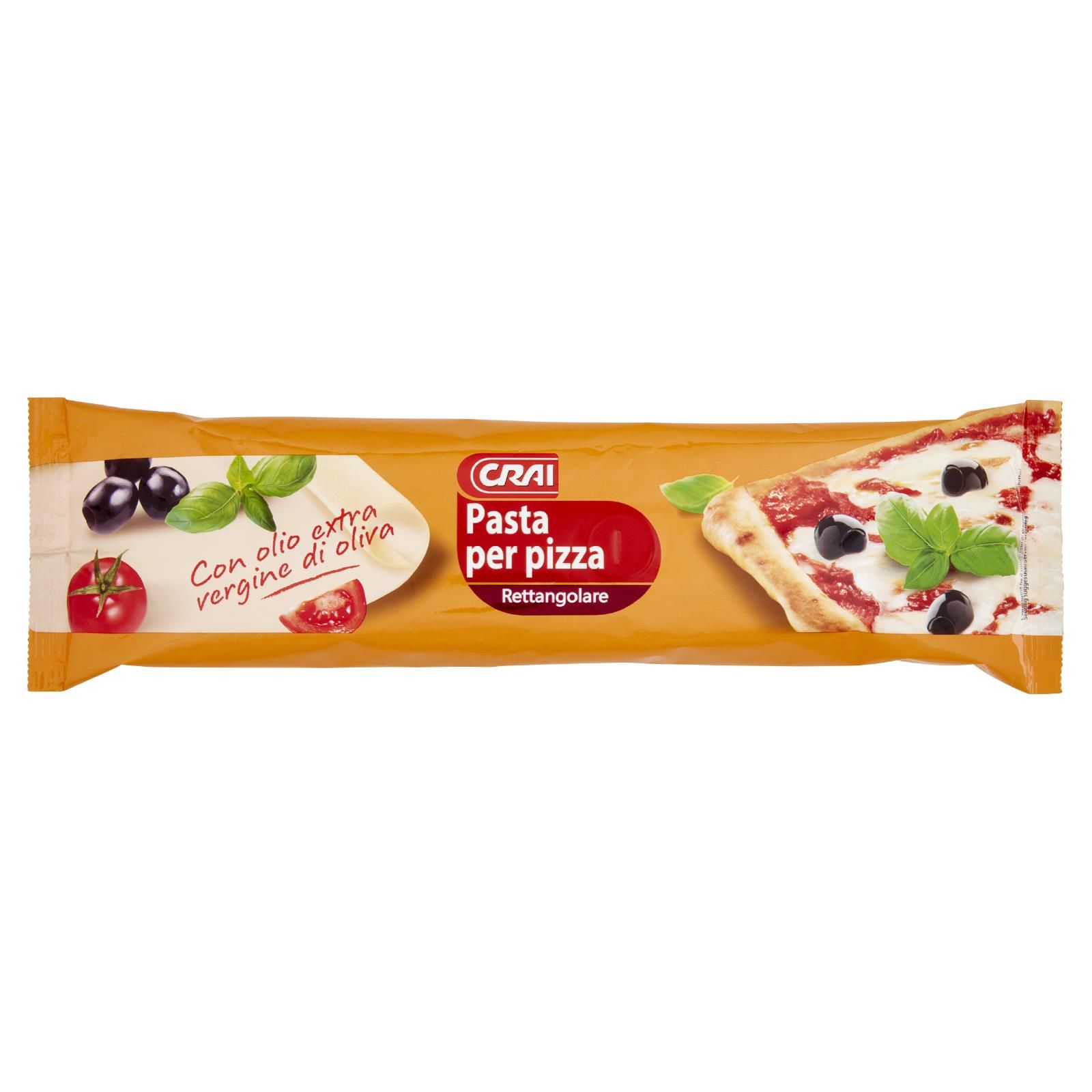 Crai Pasta per pizza Rettangolare 385 g