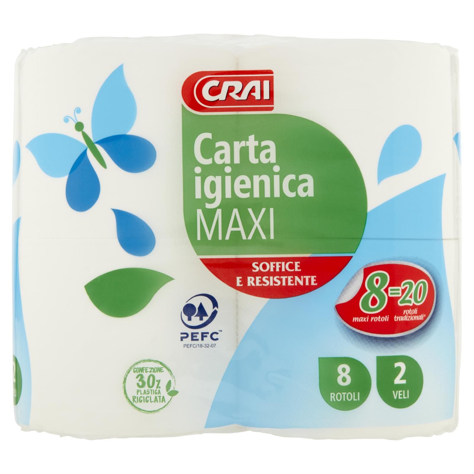 Crai Carta igienica Maxi 8 pz