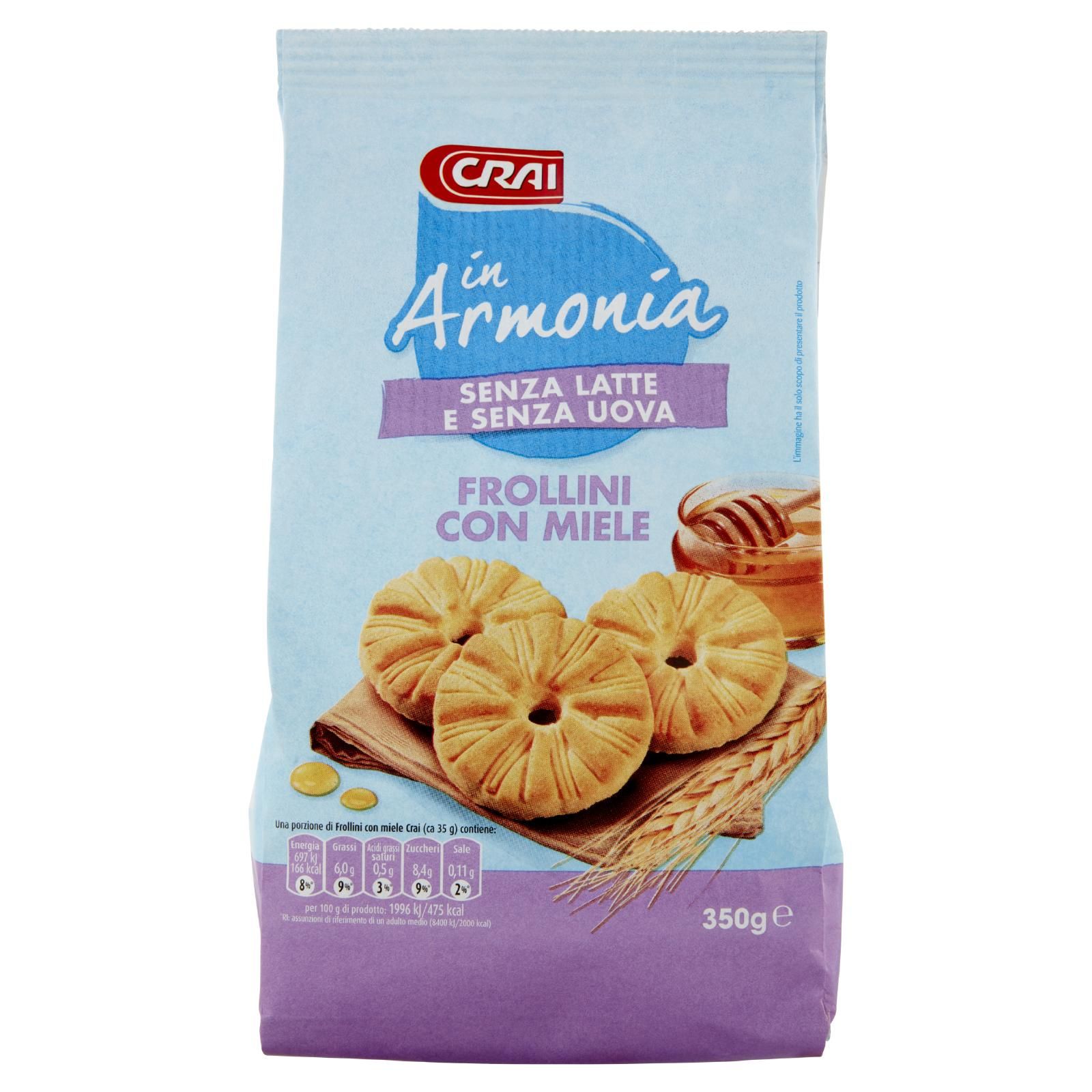Crai in Armonia Frollini con Miele 350 g