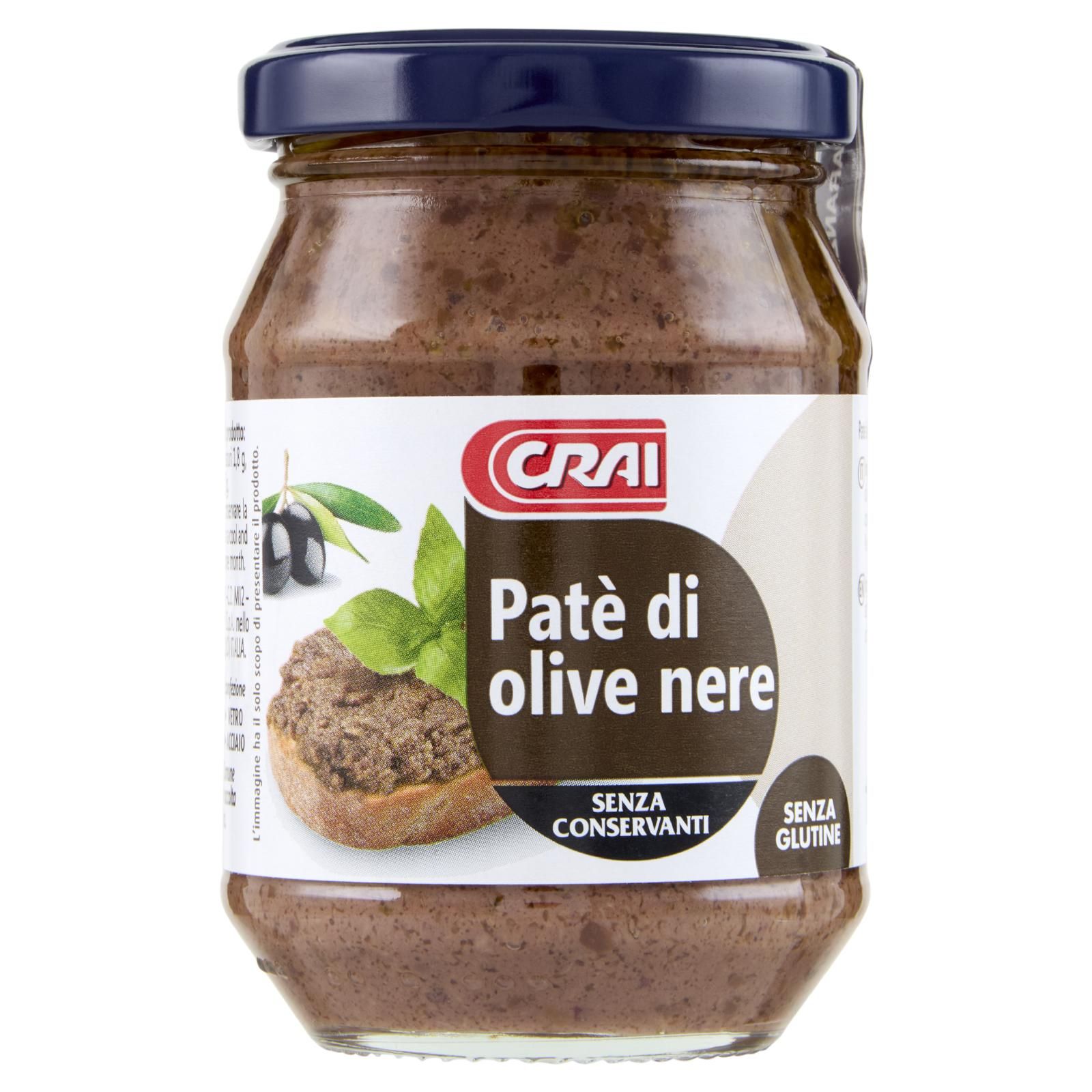 Crai Patè di olive nere 190 g