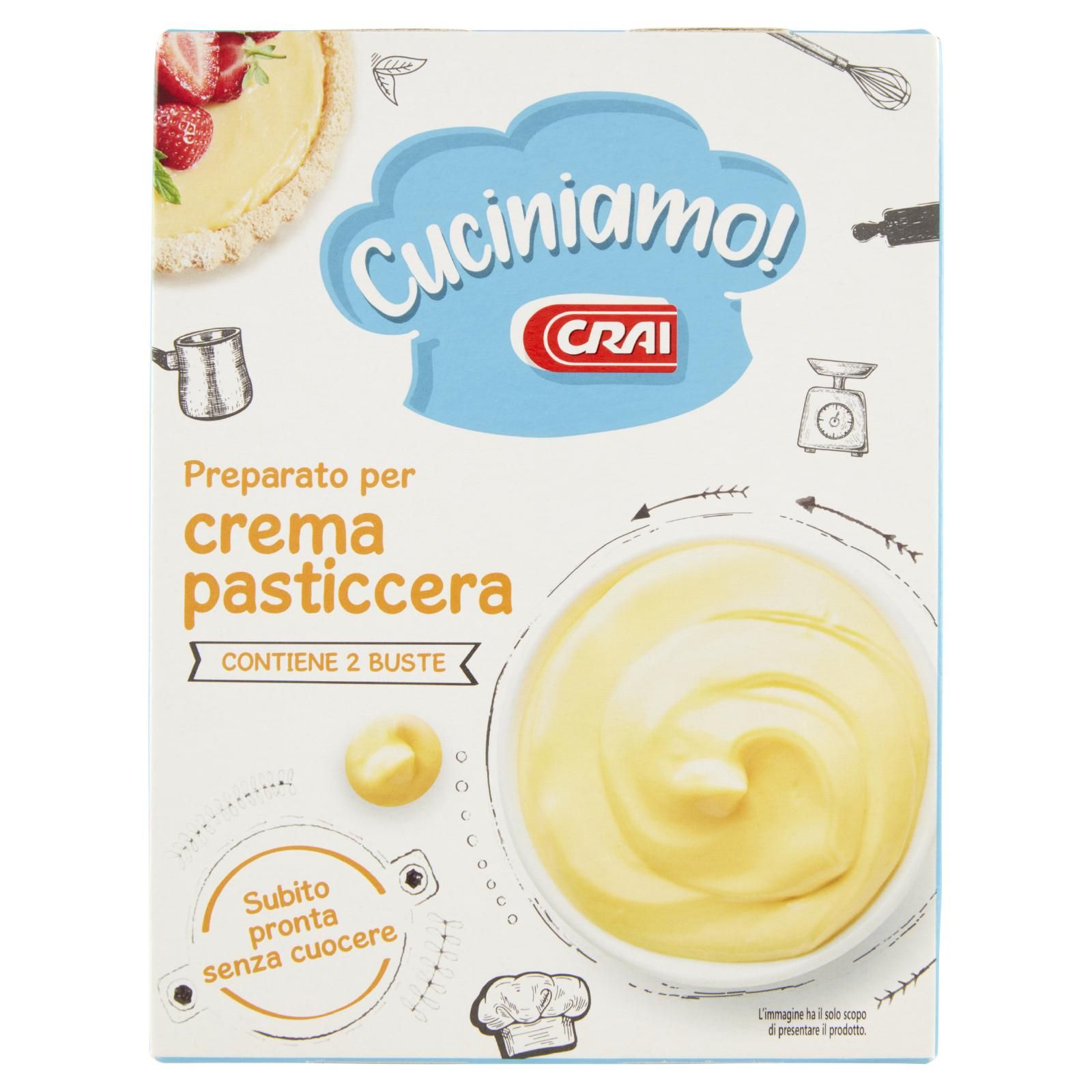 Crai Preparato per crema pasticcera 2 x 70 g