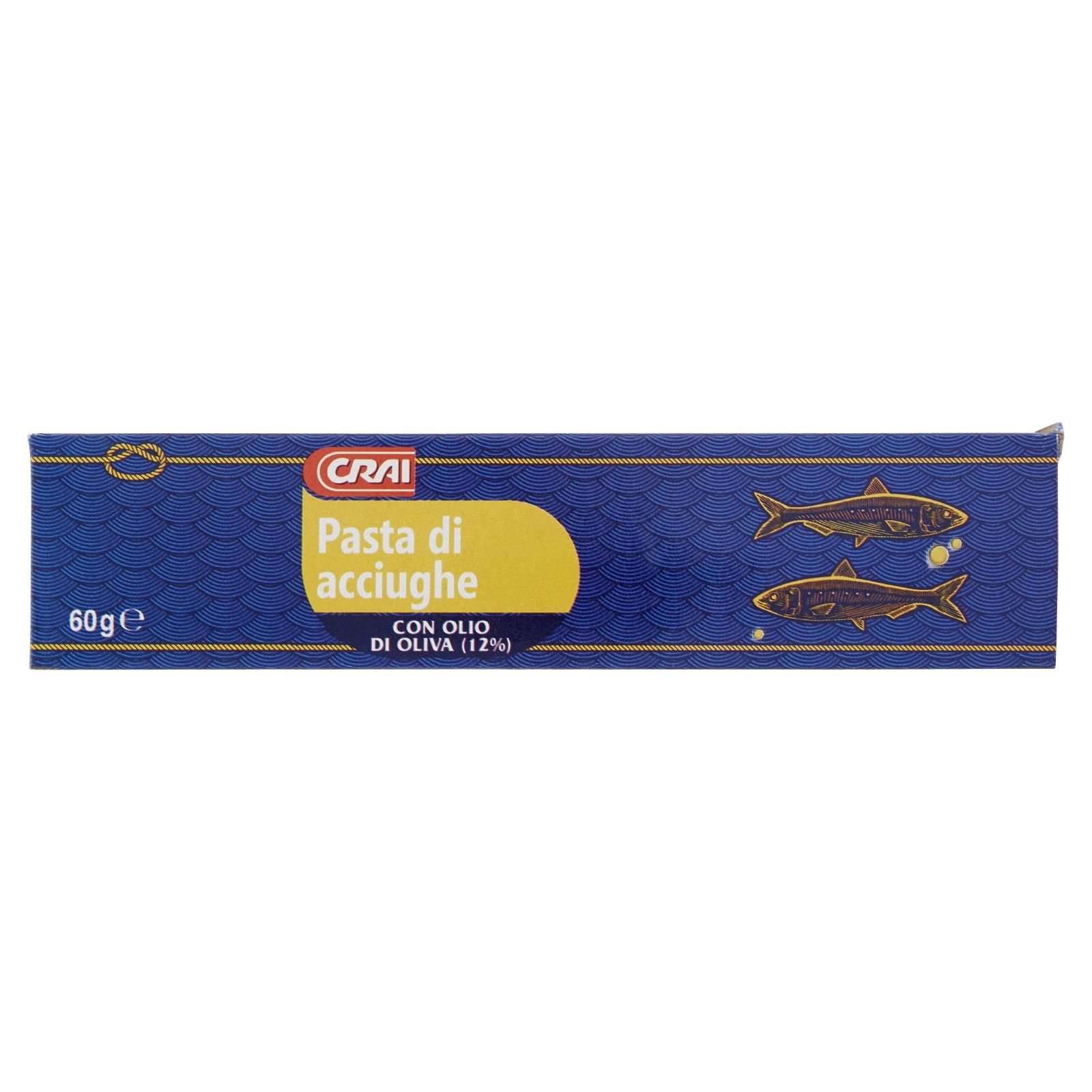 Crai Pasta di acciughe Con Olio Di Oliva (12%) 60 g
