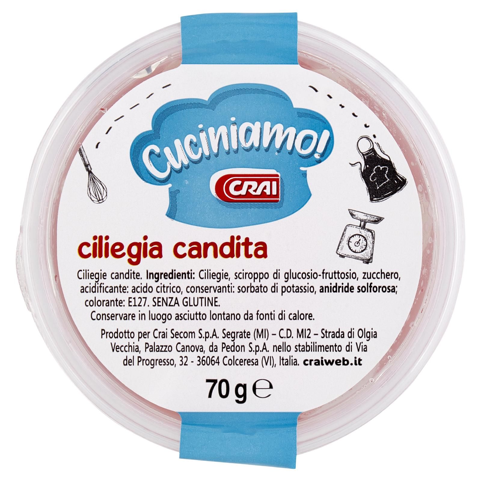 Crai Cuciniamo! ciliegia candita 70 g