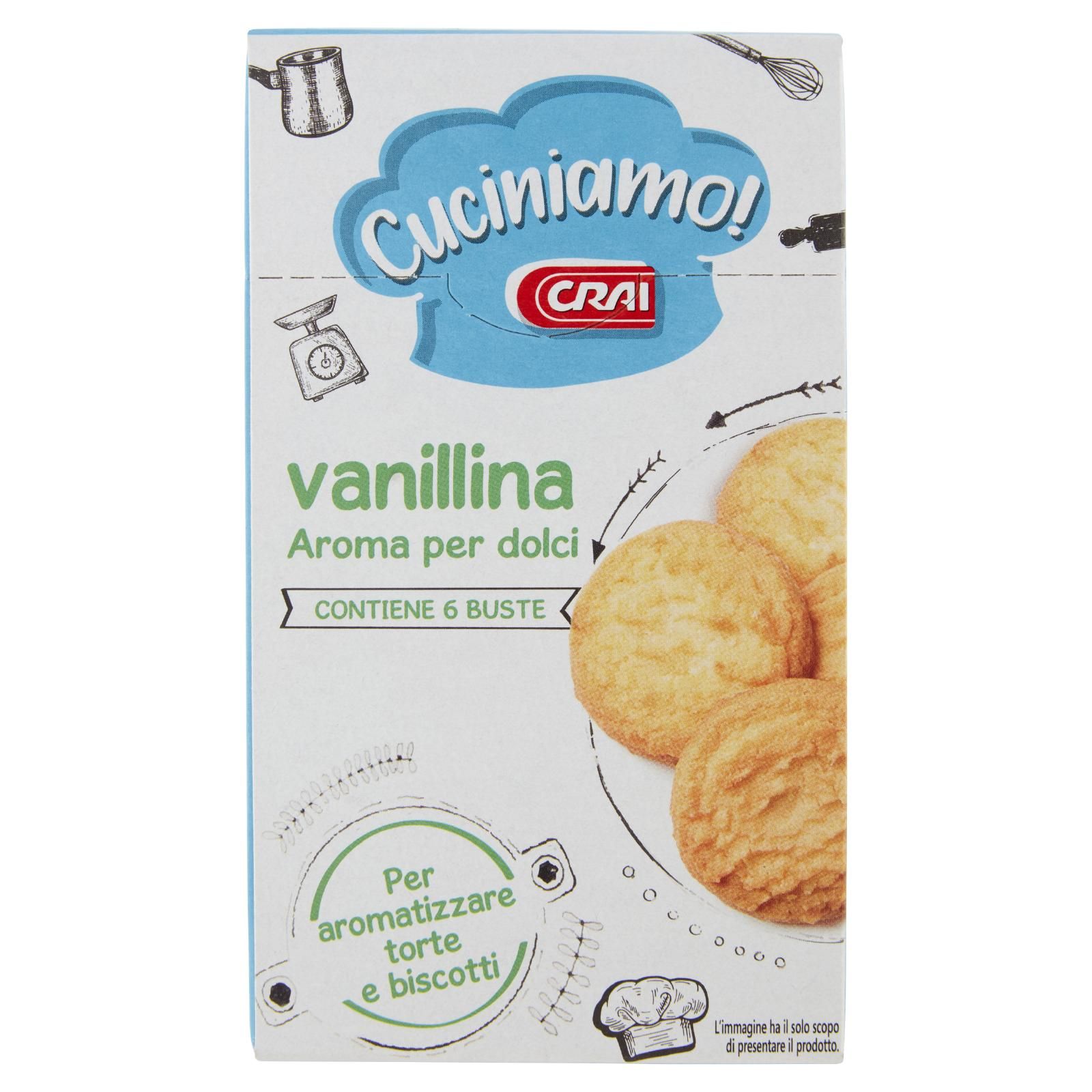 Crai Cuciniamo! vanillina 6 x 0,5 g
