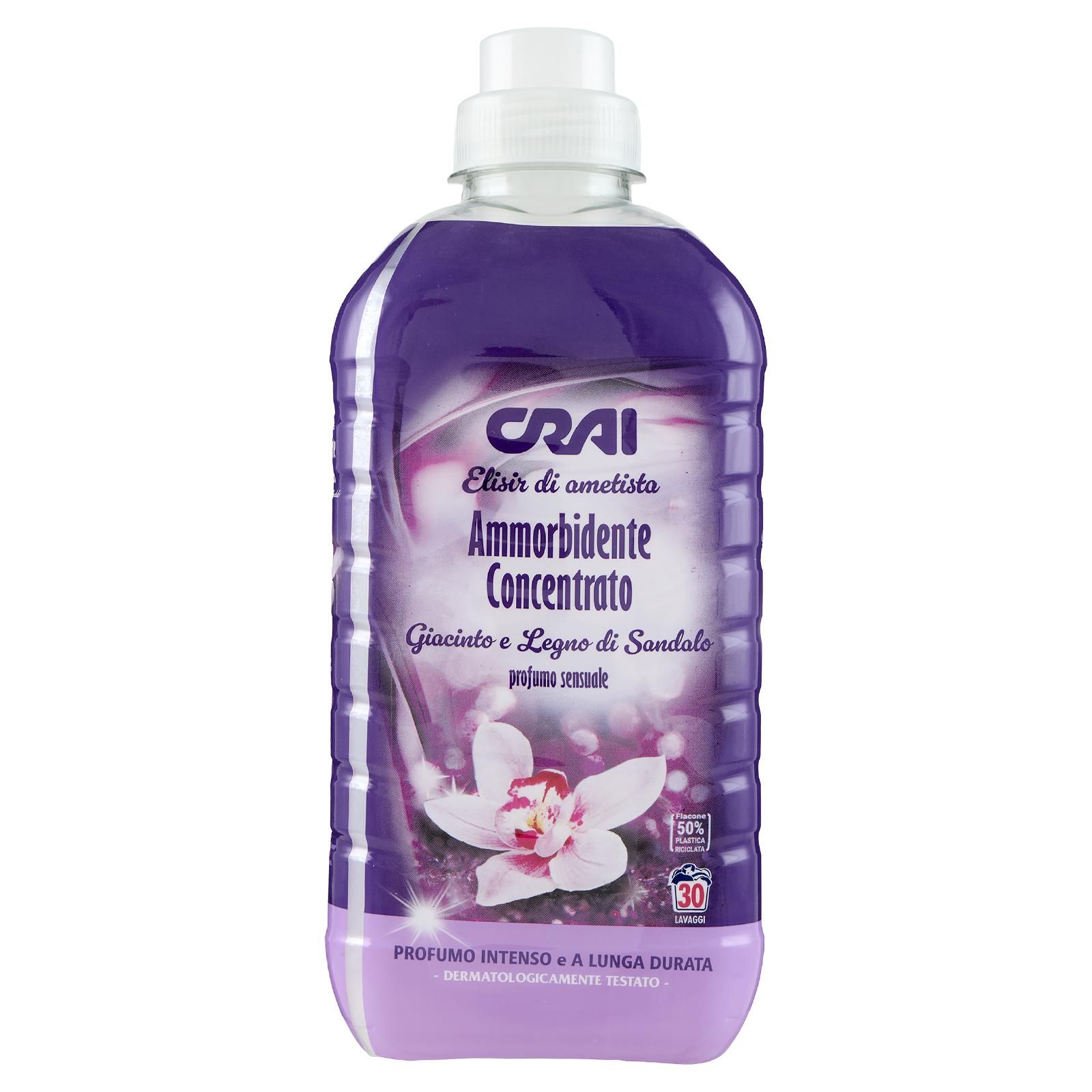 Crai Elisir di ametista Ammorbidente Concentrato Giacinto e Legno di Sandalo 750 ml