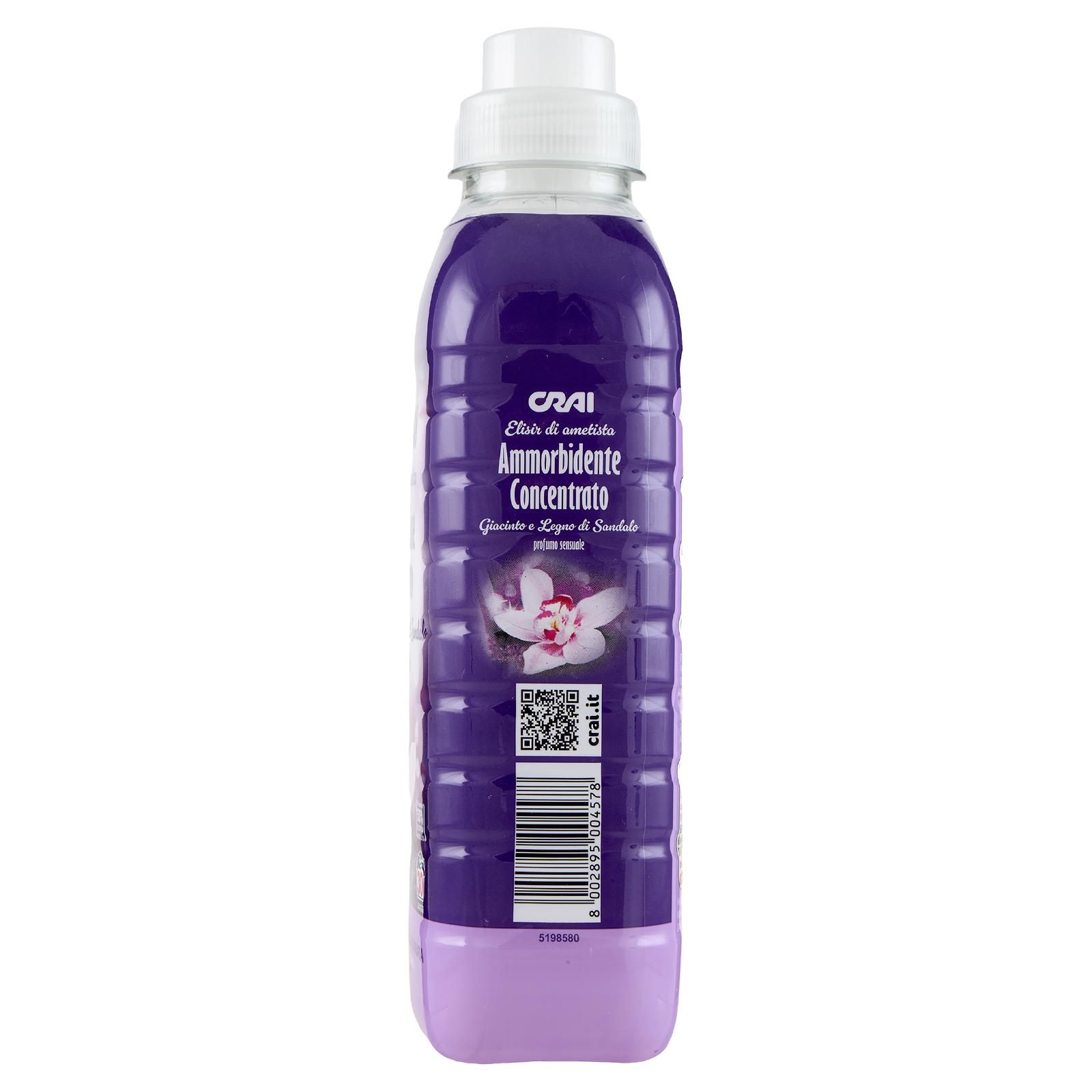 Crai Elisir di ametista Ammorbidente Concentrato Giacinto e Legno di Sandalo 750 ml