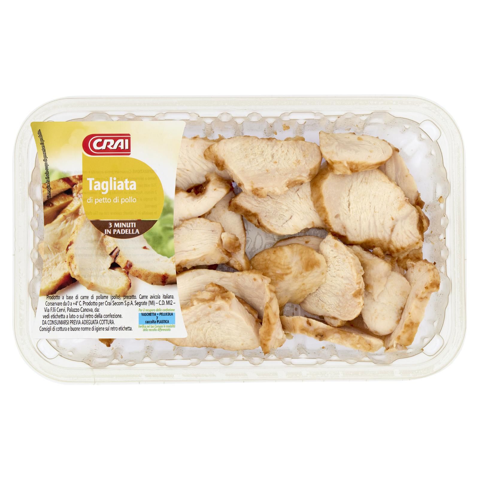 Crai Tagliata di petto di pollo 0,280 kg