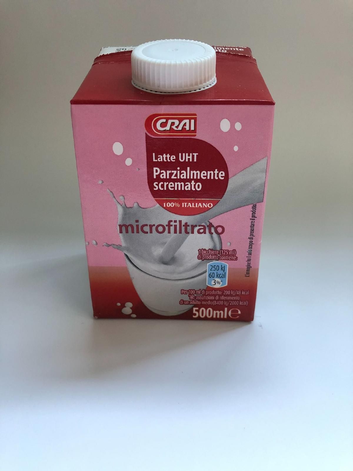 LATTE UHT PARZIALMENTE SCREMATO BRICK ML500