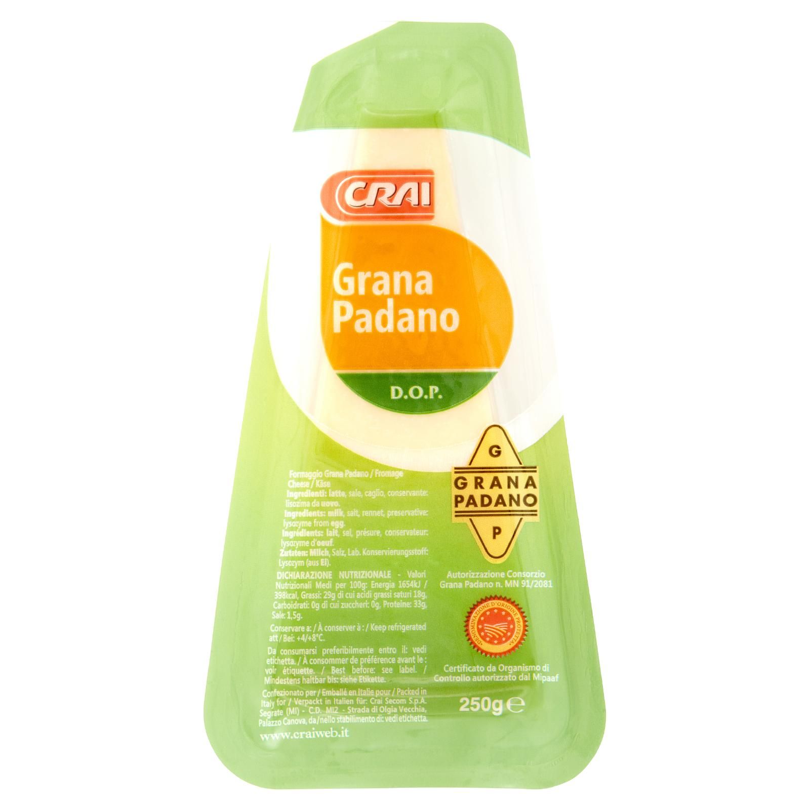 Crai Grana Padano D.O.P. 250 g