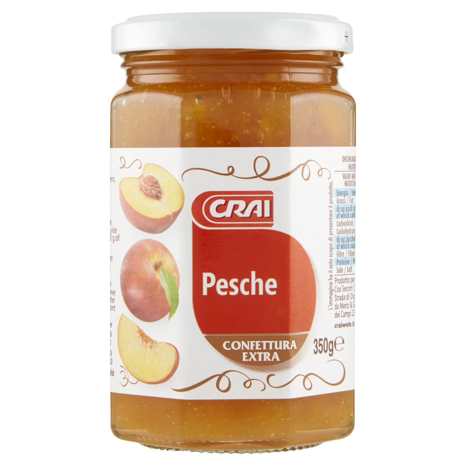 Crai Pesche Confettura Extra 350 g
