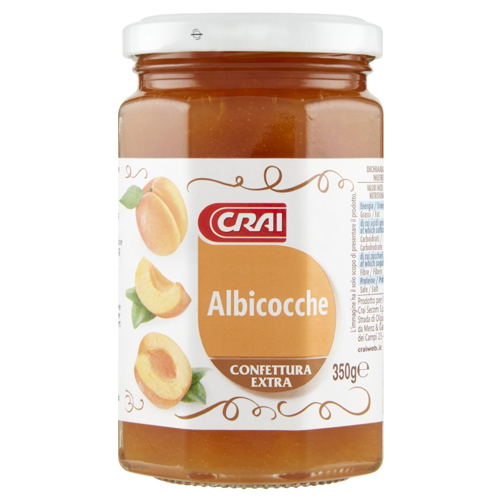 Crai Albicocche Confettura Extra 350 g