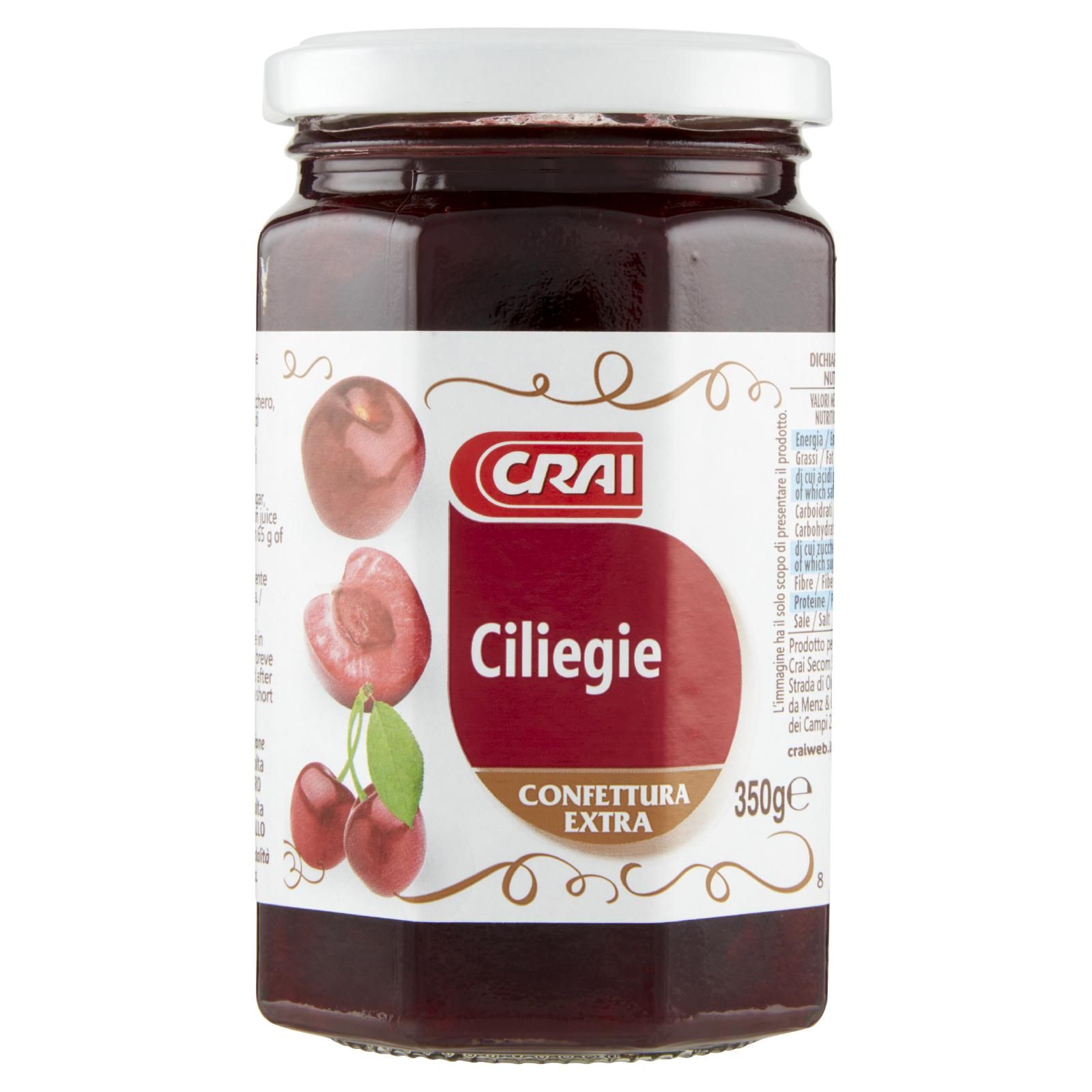 Crai Ciliegie Confettura Extra 350 g
