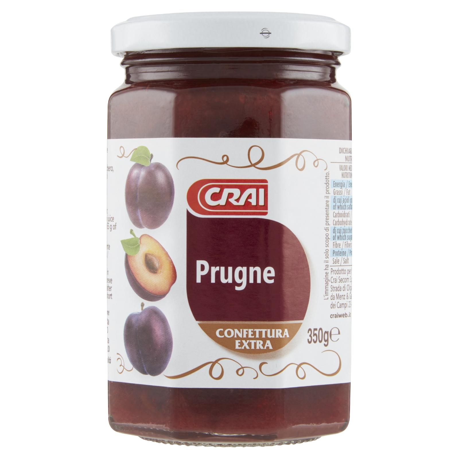 Crai Prugne Confettura Extra 350 g