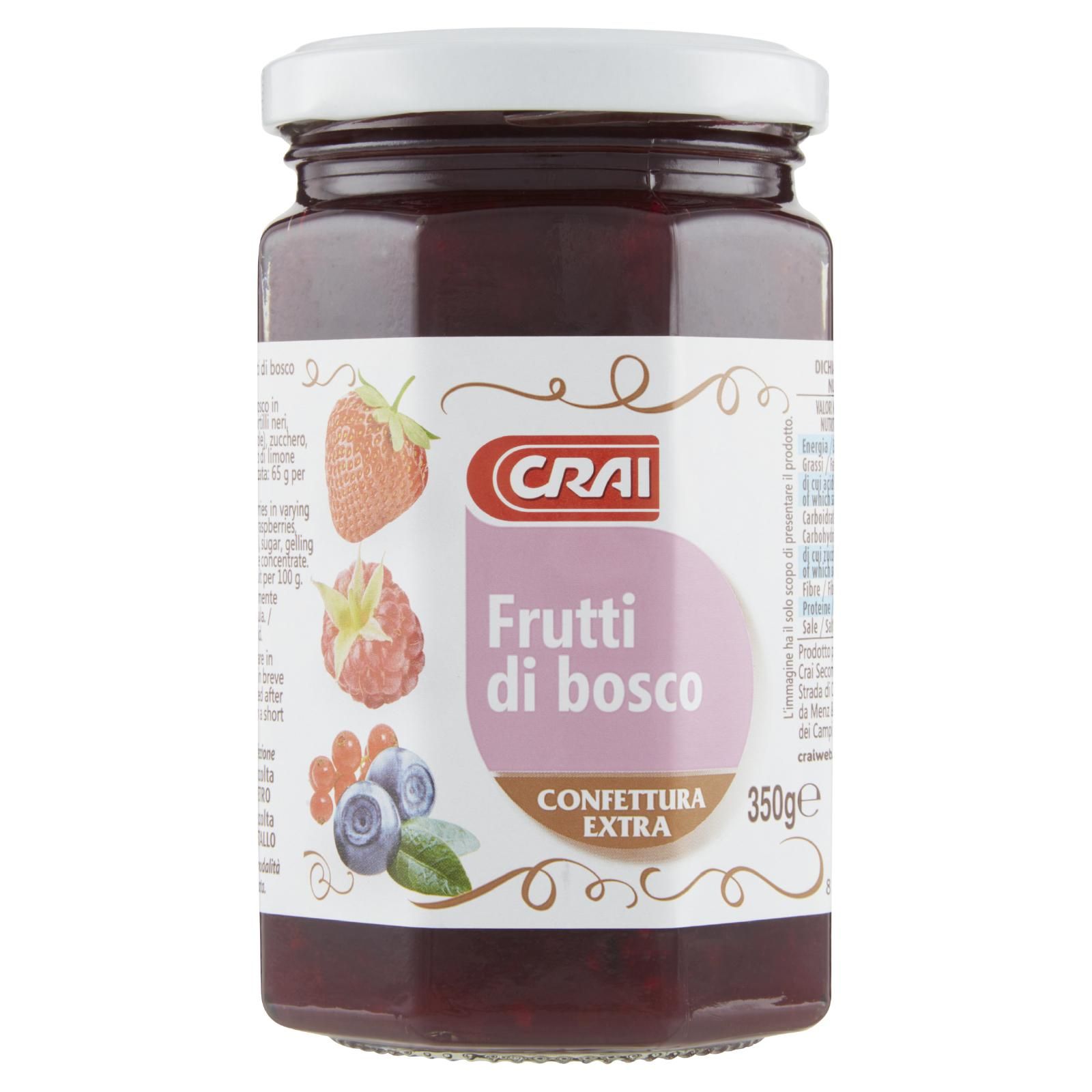 Crai Frutti di bosco Confettura Extra 350 g