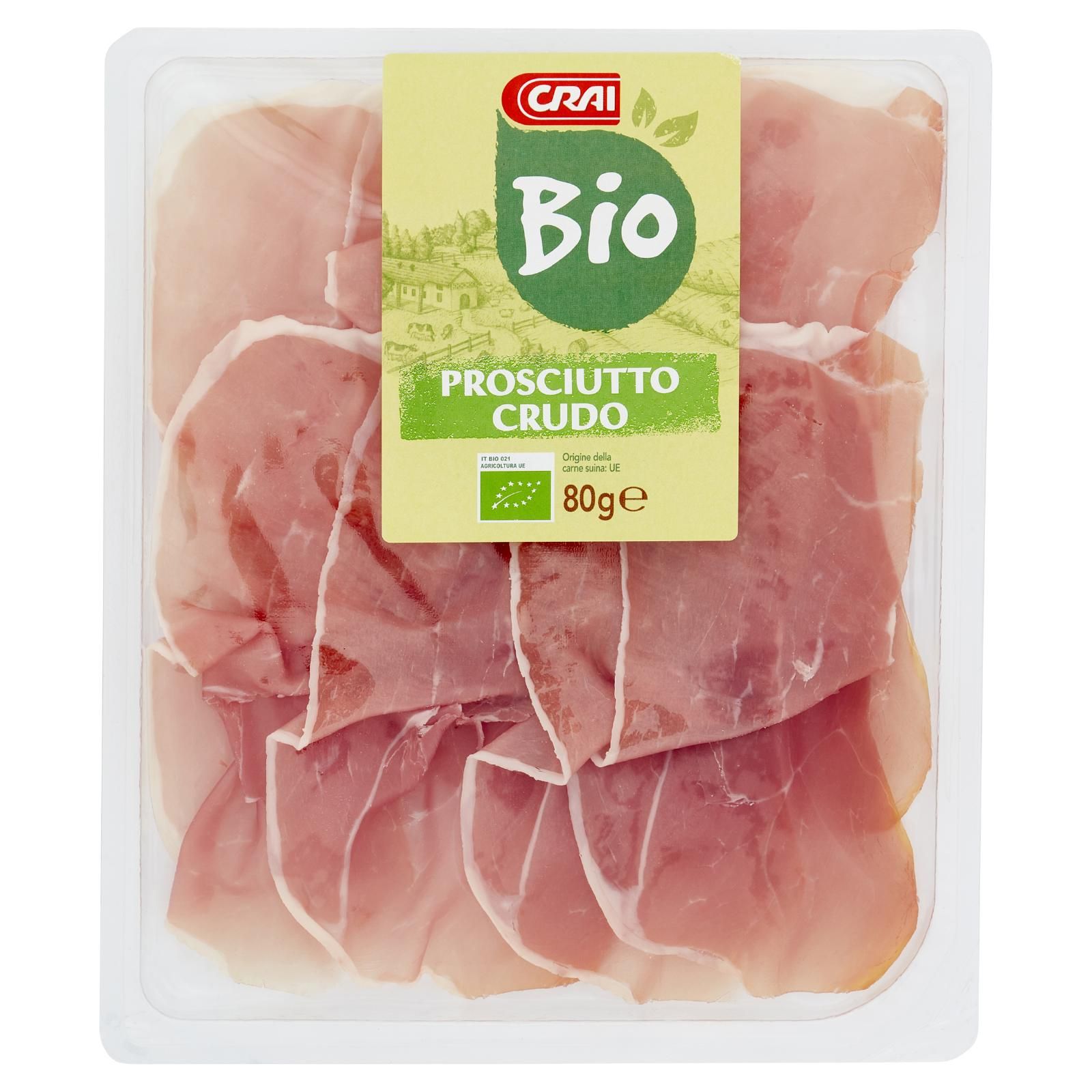 Crai Bio Prosciutto Crudo 80 g