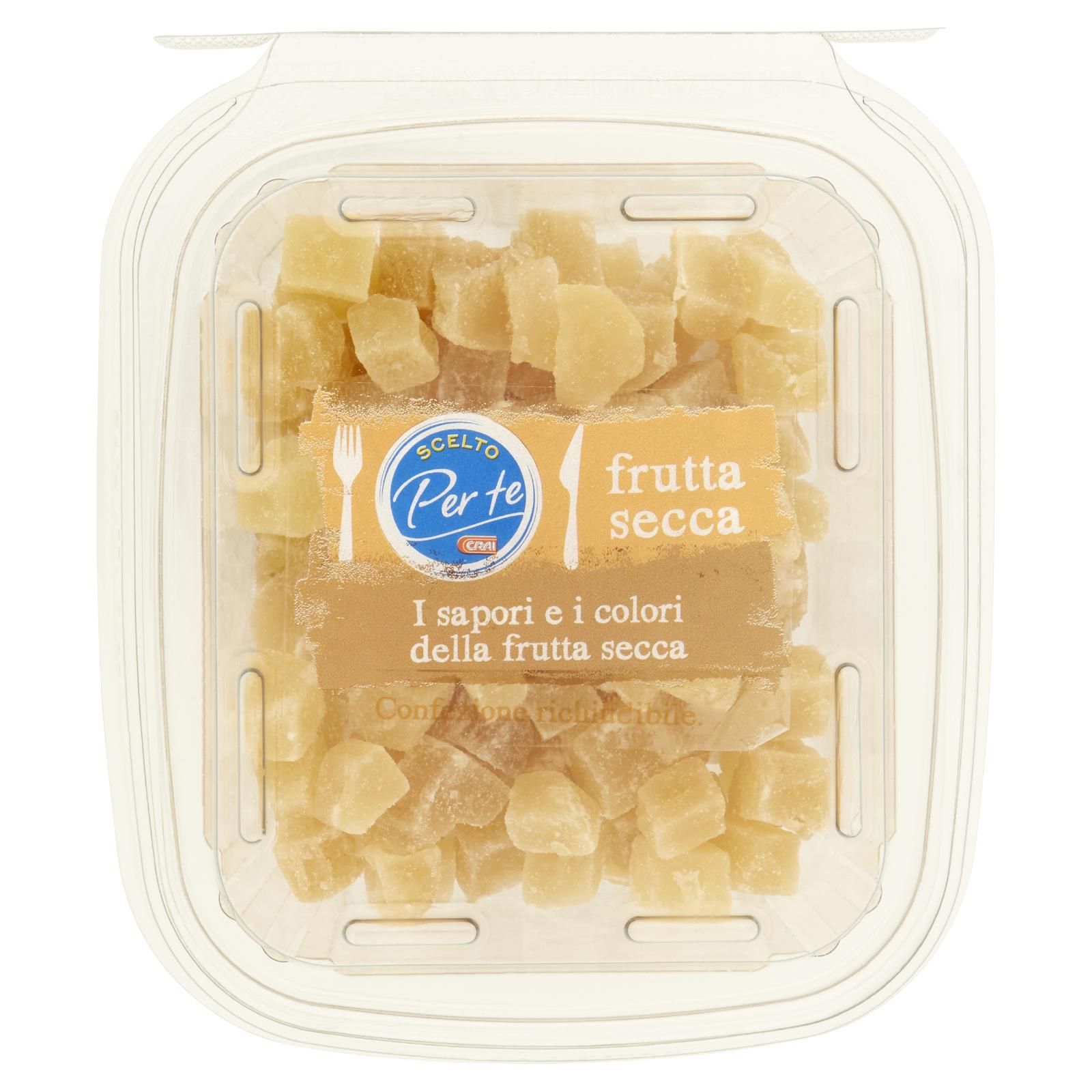 Crai Scelto Per te Zenzero Disidratato Zuccherato a cubetti 150 g