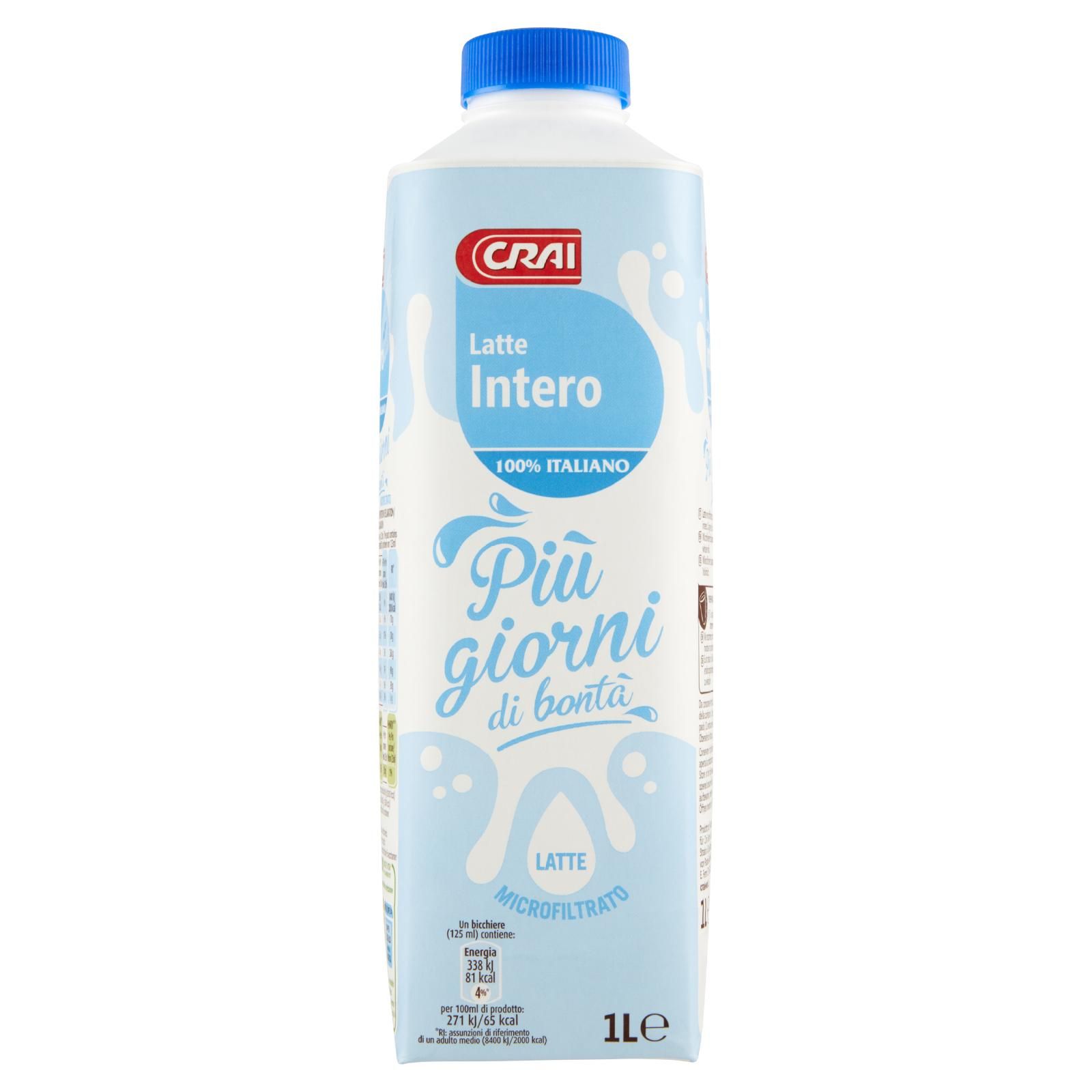 Crai Latte Intero Più giorni di bontà 1 L