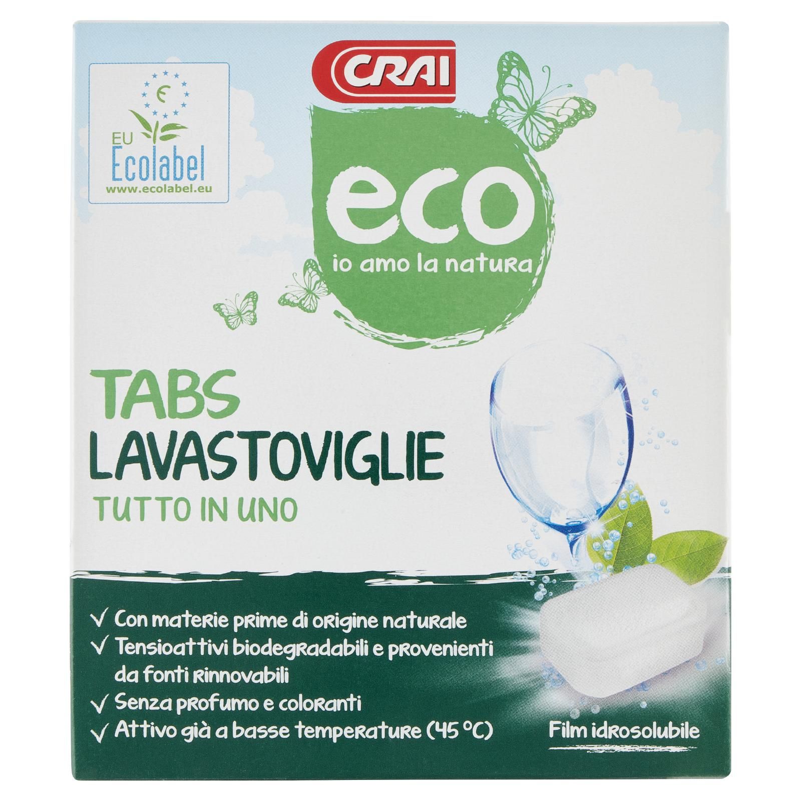 Crai eco Tabs Lavastoviglie Tutto In Uno 26 x 18 g
