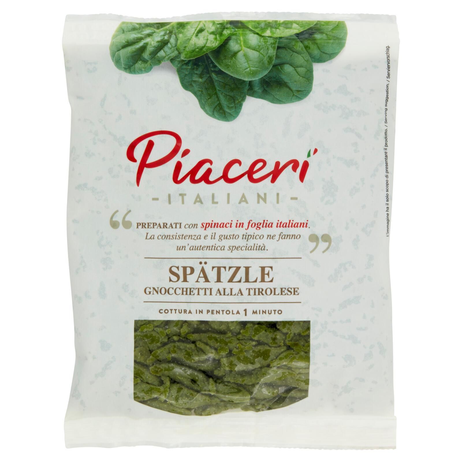 Piaceri Italiani Spätzle Gnocchetti Alla Tirolese 350 g