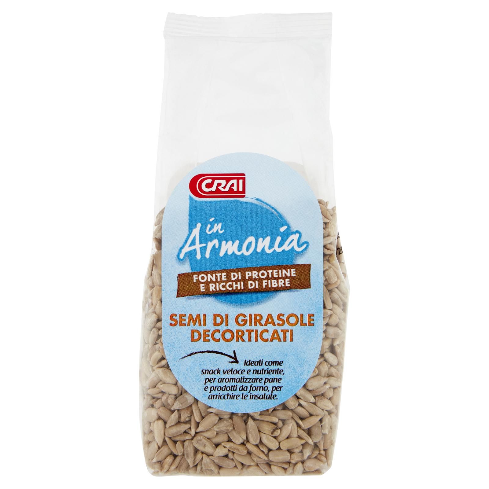 Crai in Armonia Semi Di Girasole Decorticati 150 g