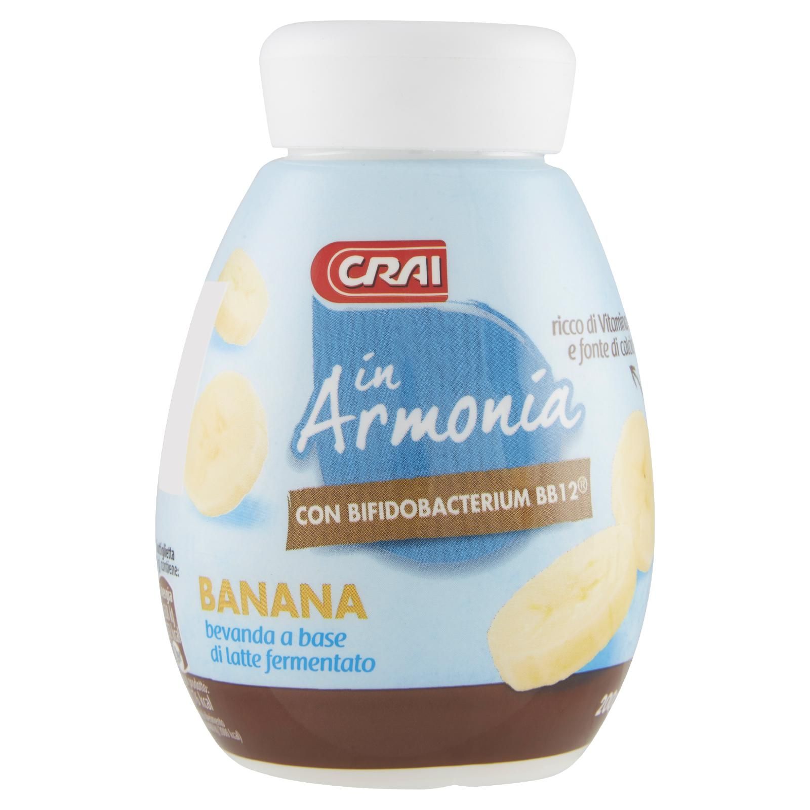 Crai in Armonia Banana bevanda a base di latte fermentato 200 g