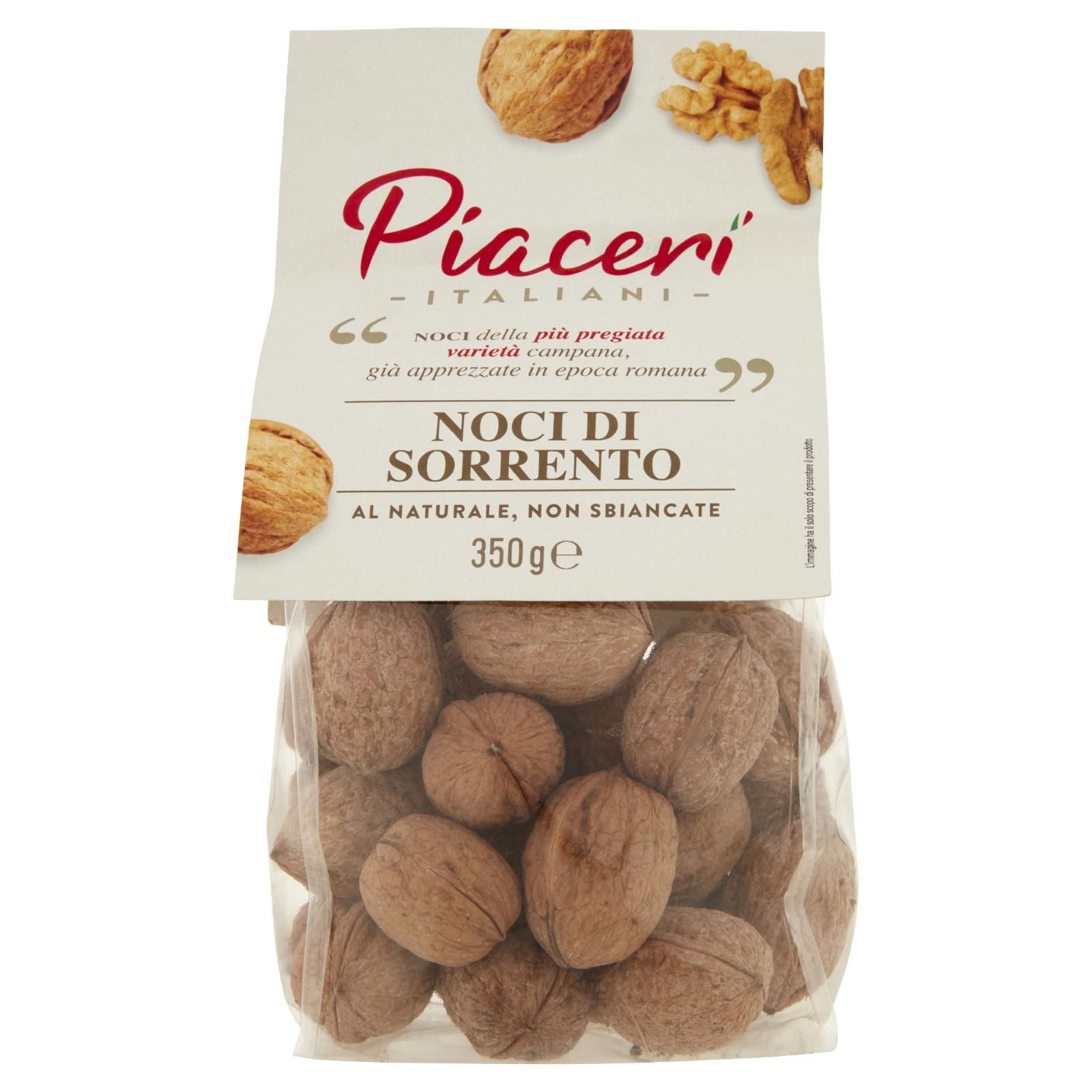 Piaceri Italiani Noci Di Sorrento Al Naturale, Non Sbiancate 350 g