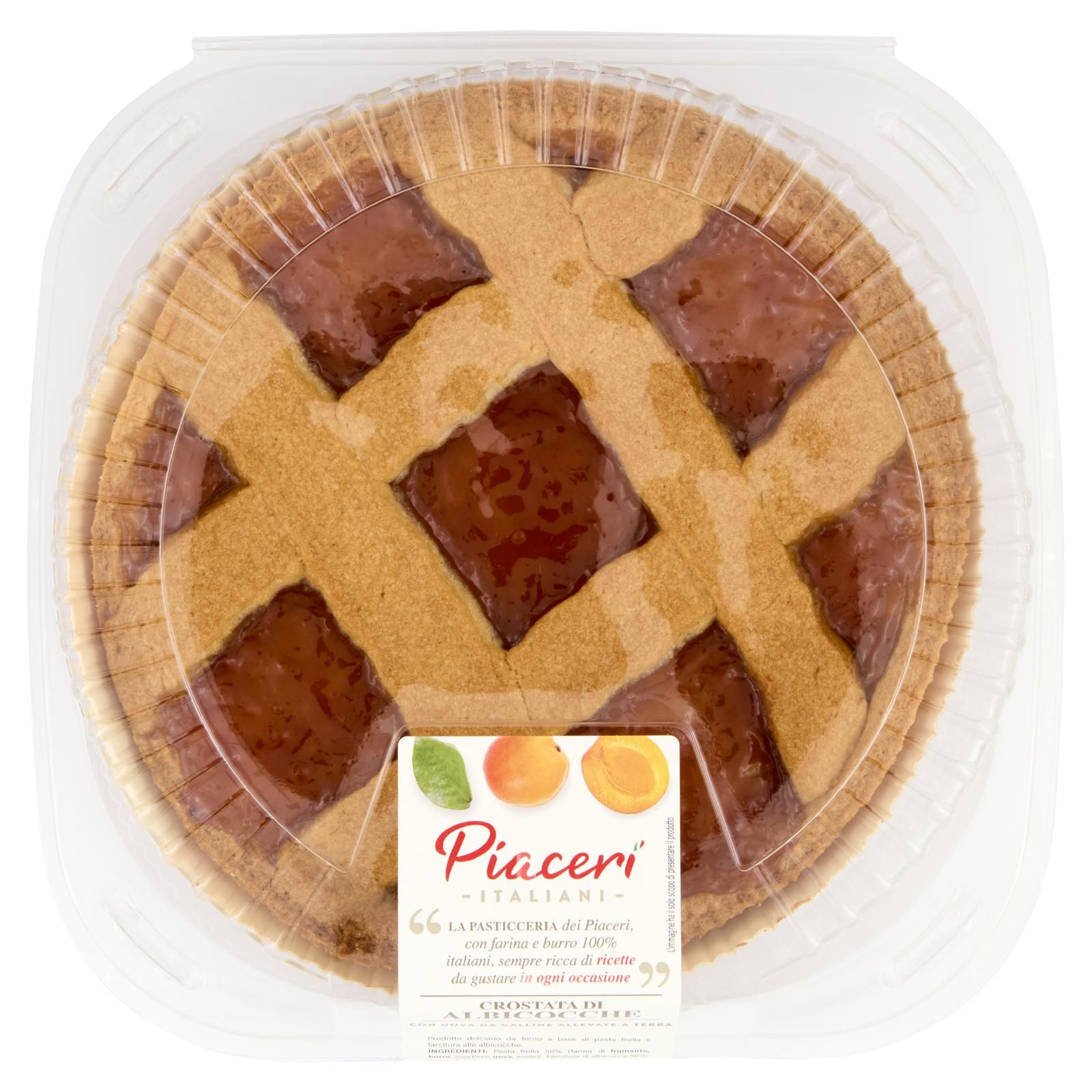 Piaceri Italiani Crostata di Albicocche 500 g