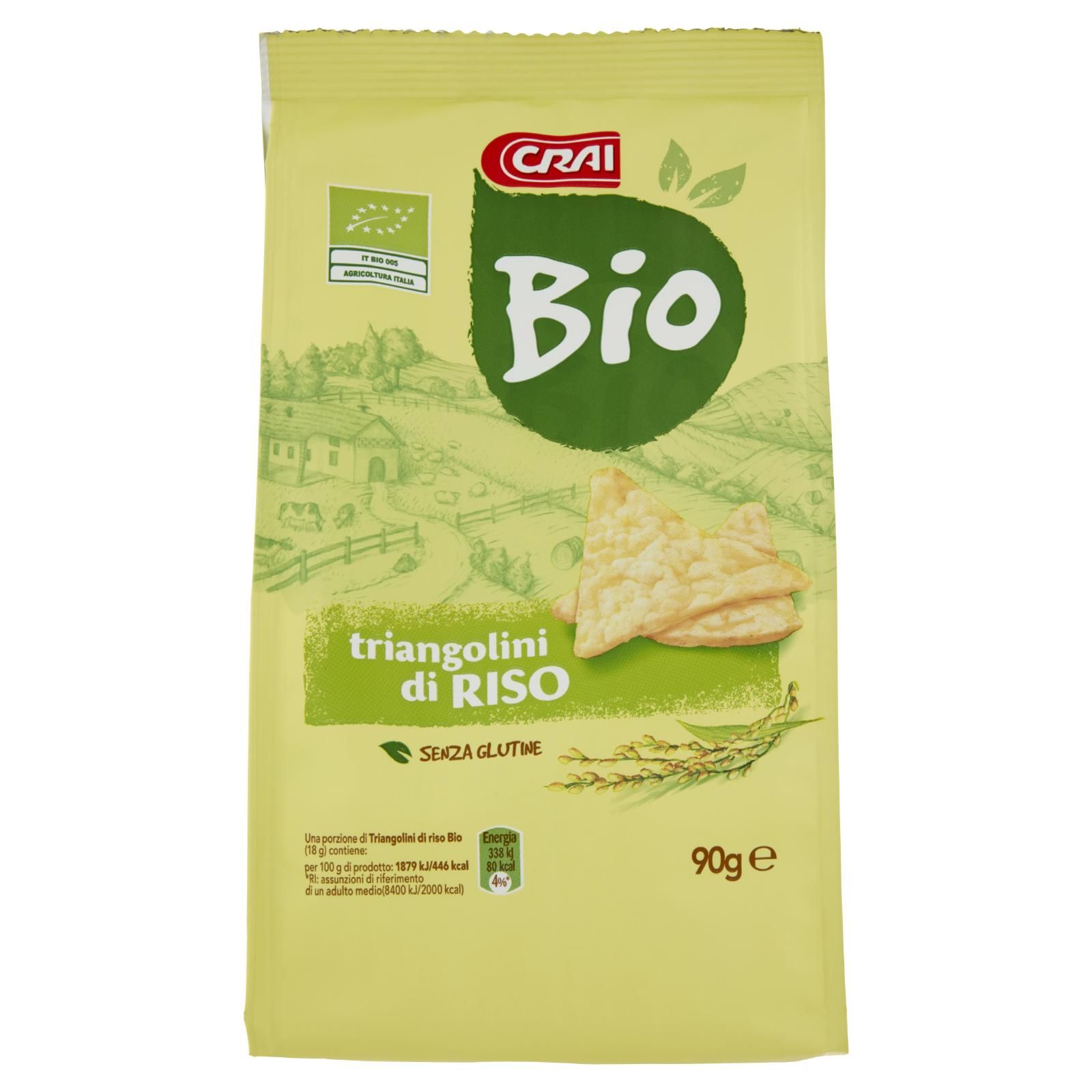 Crai Bio triangolini di Riso 90 g