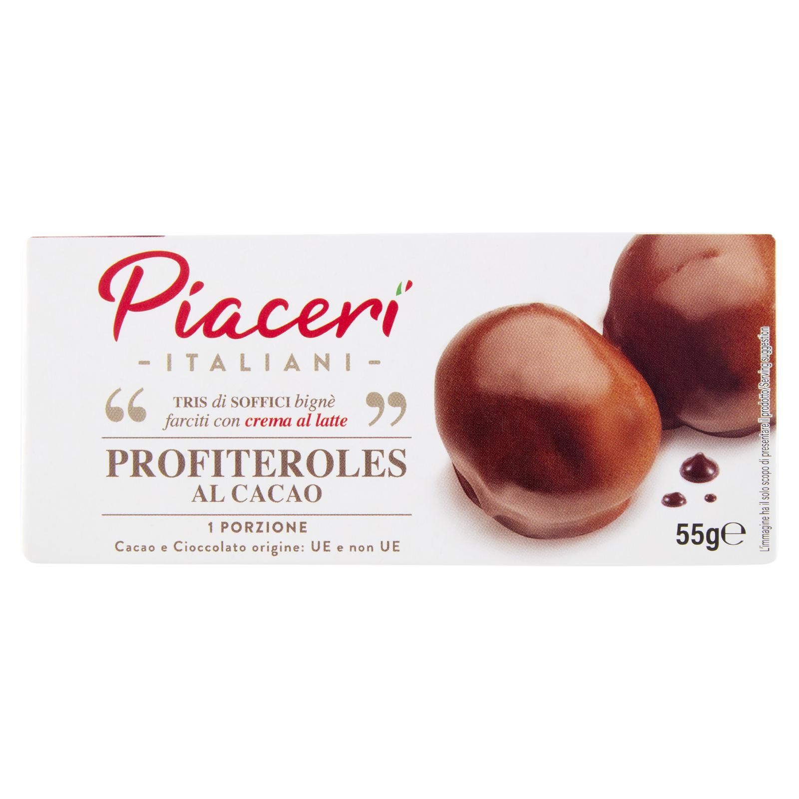 Piaceri Italiani Profiteroles al Cacao 55 g
