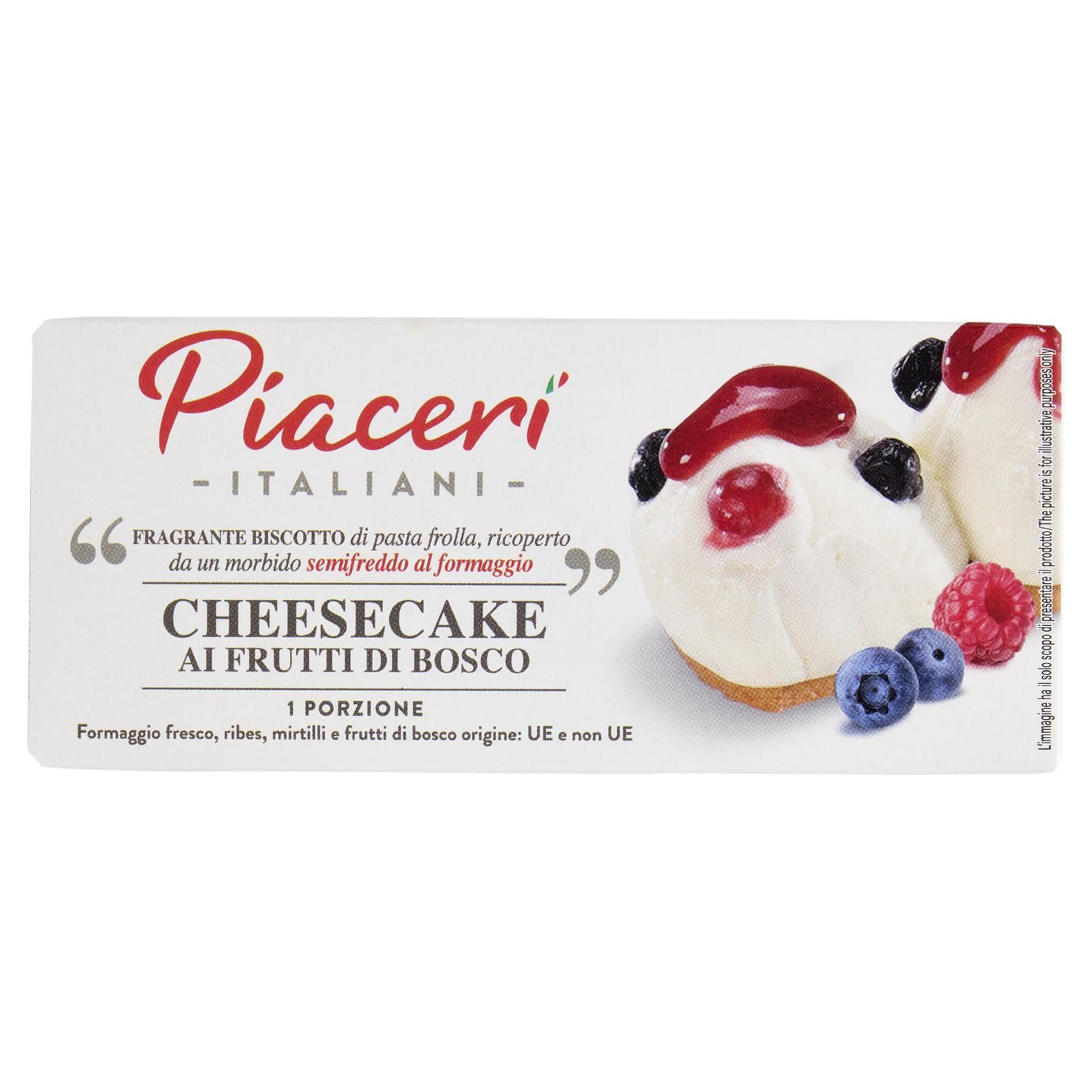Piaceri Italiani Cheesecake Ai Frutti Di Bosco 75 g