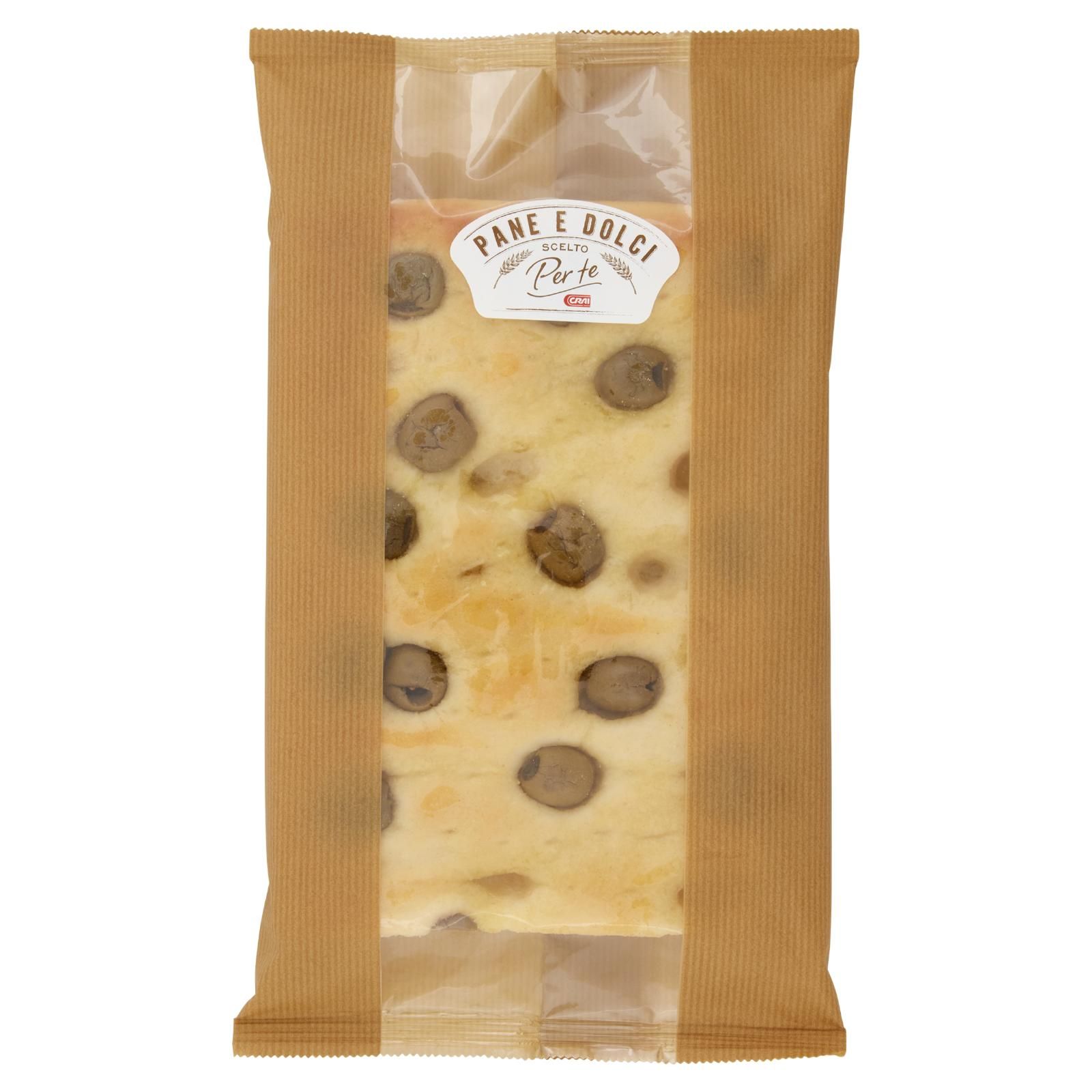 Crai Scelto Per te Focaccia Tradizionale con Olive 170 g