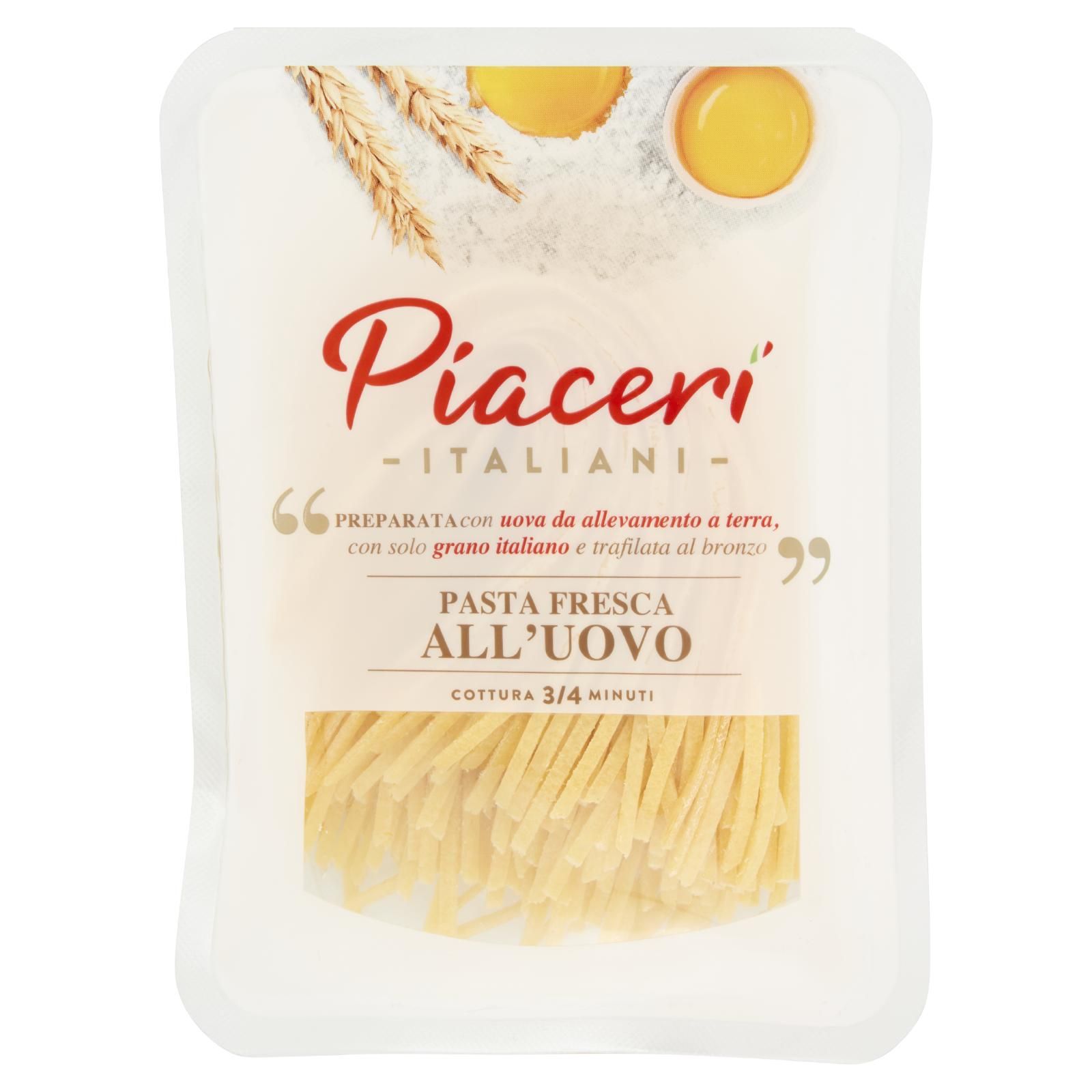 Piaceri Italiani Pasta Fresca All'Uovo Spaghetti Alla Chitarra 250 g