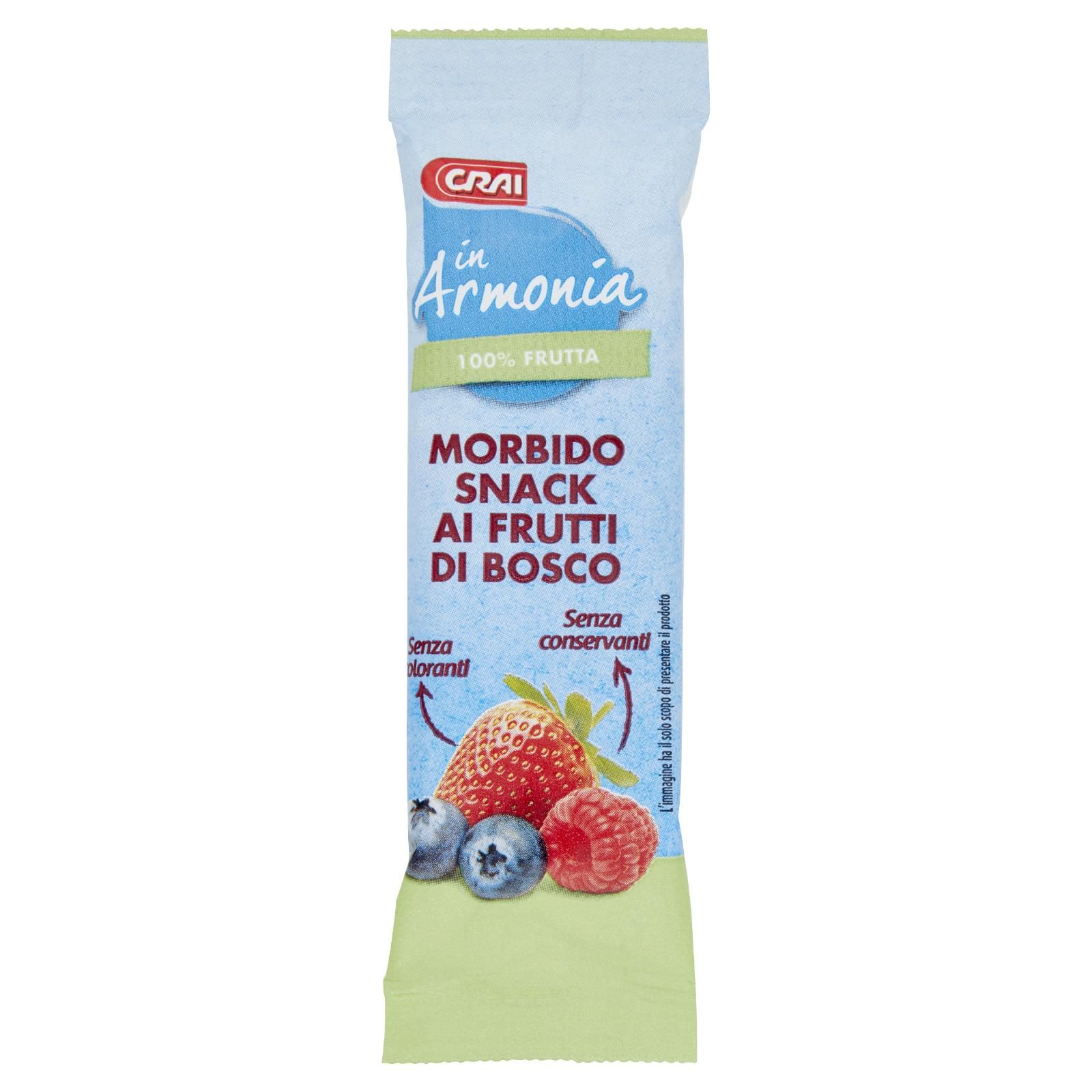 Crai in Armonia Morbido Snack Ai Frutti Di Bosco 30 g