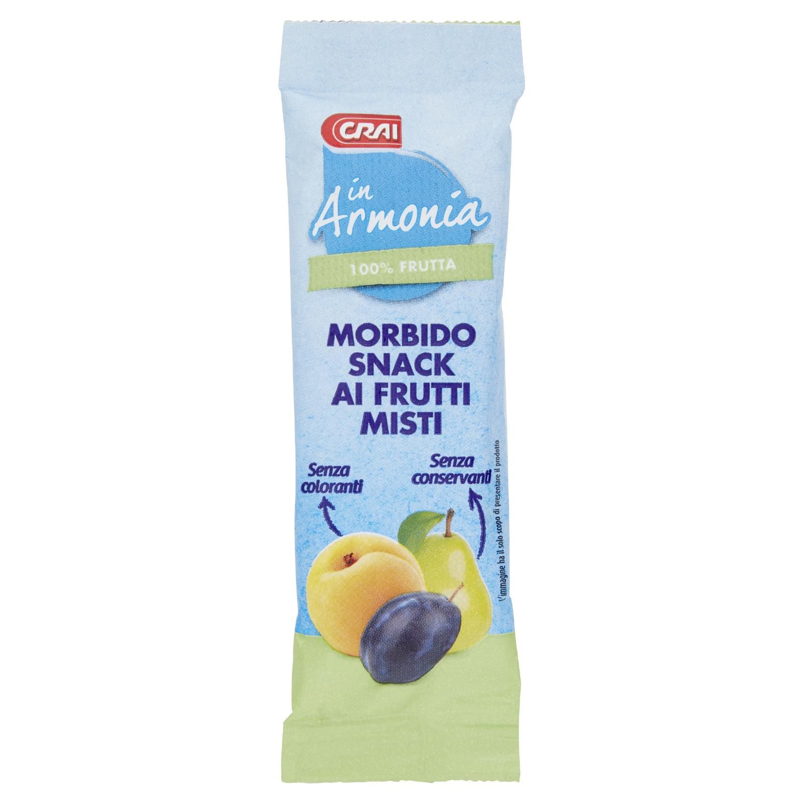 Crai in Armonia Morbido Snack Ai Frutti Misti 30 g