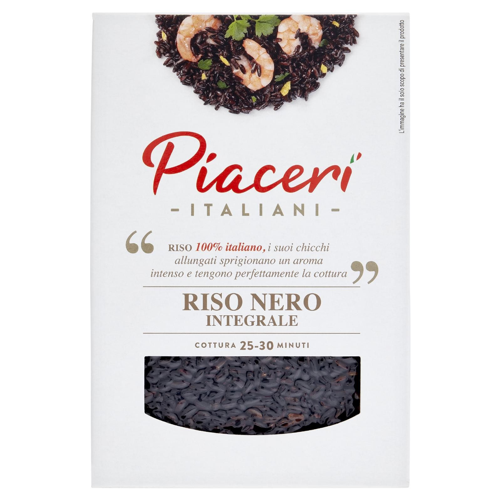 Piaceri Italiani Riso Nero Integrale 500 g