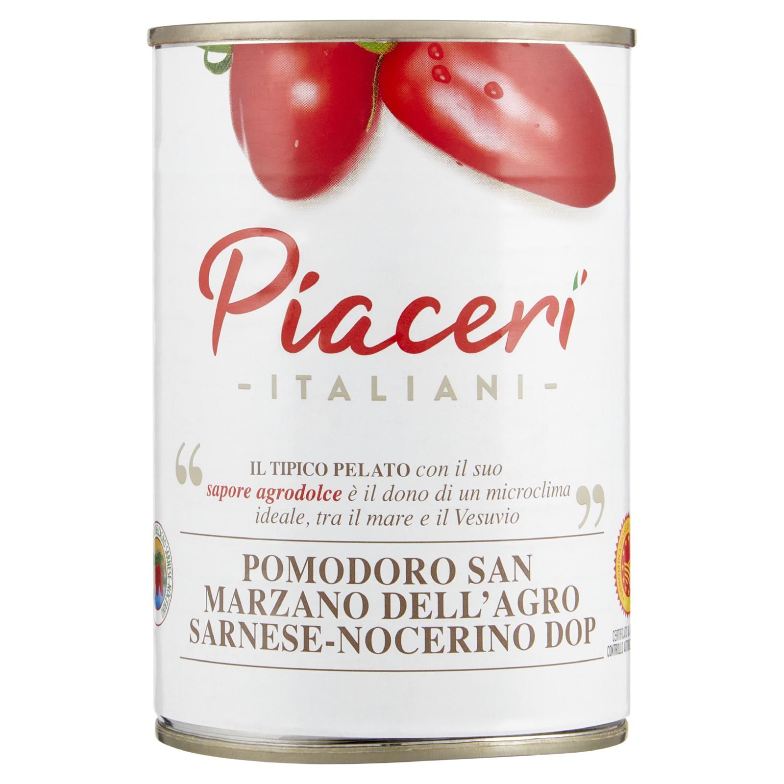 Piaceri Italiani Pomodoro San Marzano Dell'Agro Sarnese-Nocerino DOP 400 g