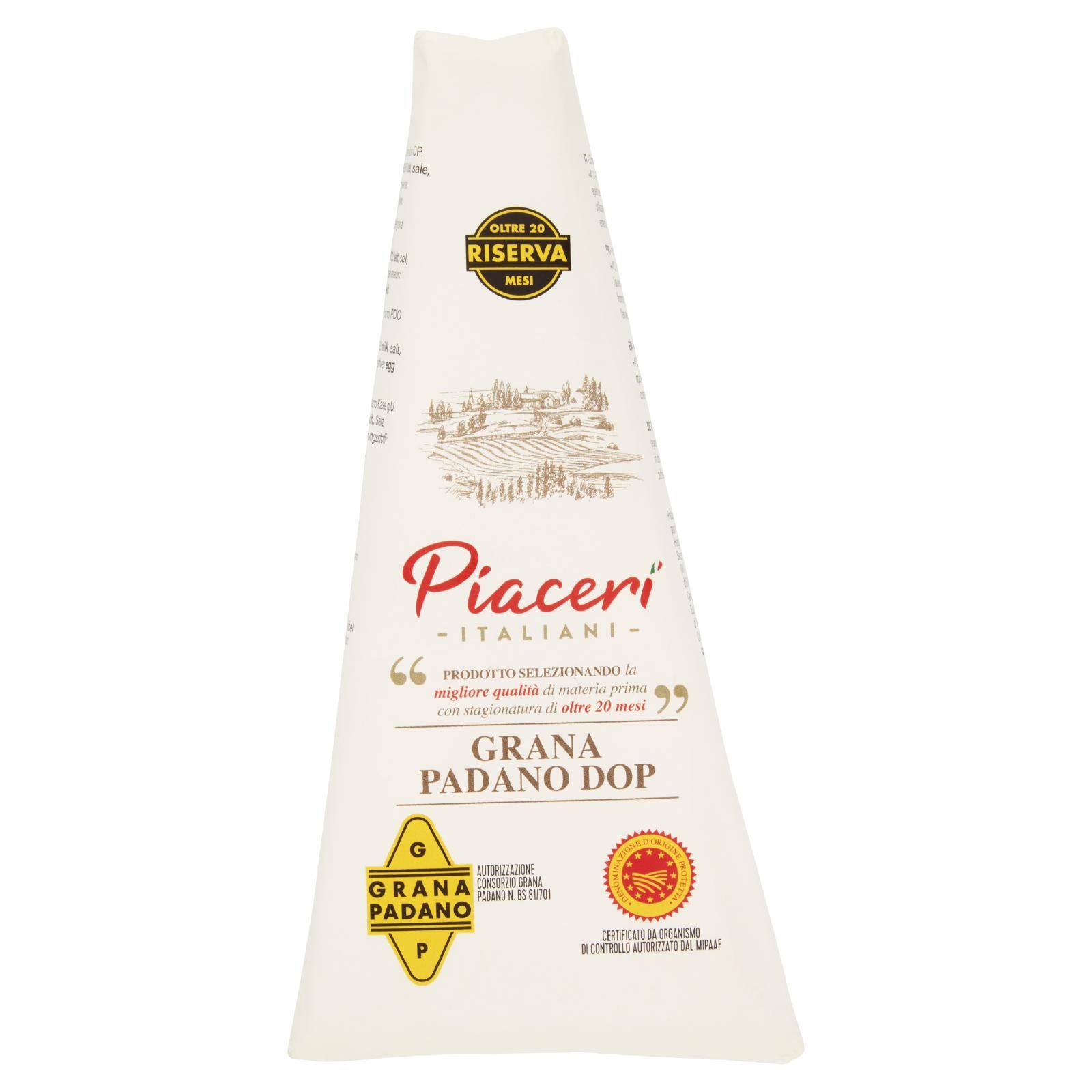 Piaceri Italiani Grana Padano DOP Oltre 20 Mesi Riserva 250 g