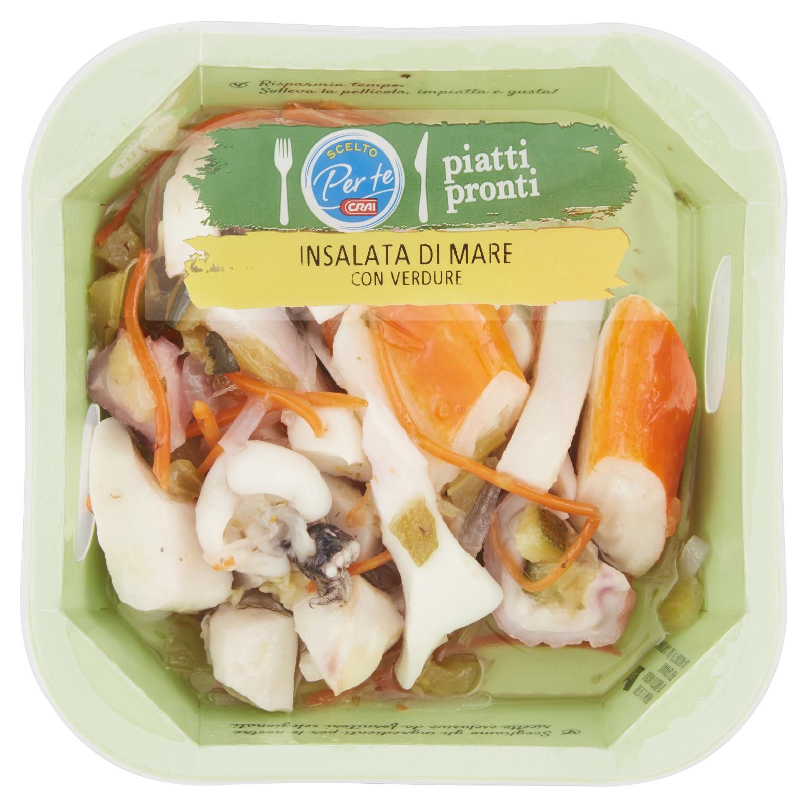 Crai Scelto Per te Insalata Di Mare Con Verdure 180 g