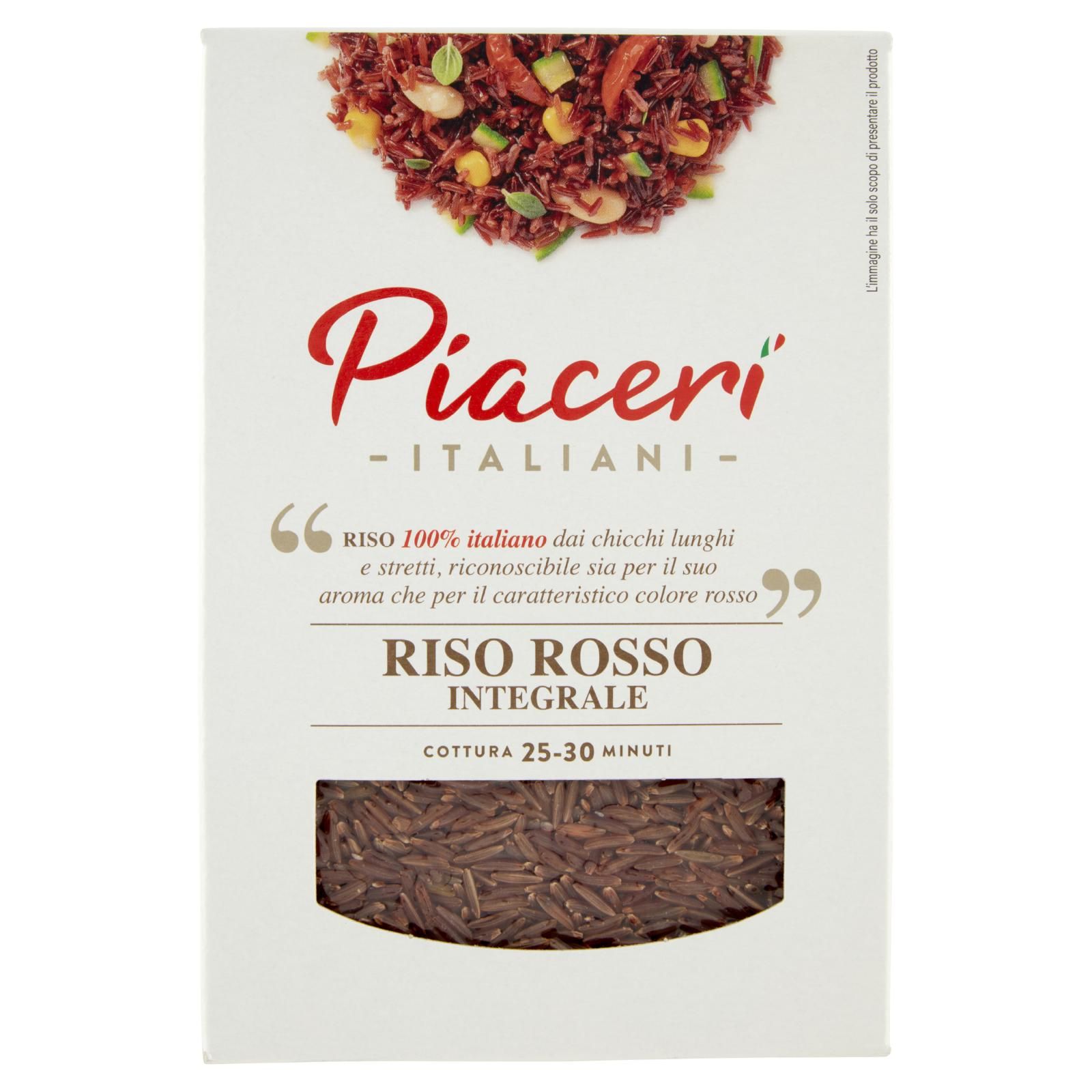 Piaceri Italiani Riso Rosso Integrale 500 g