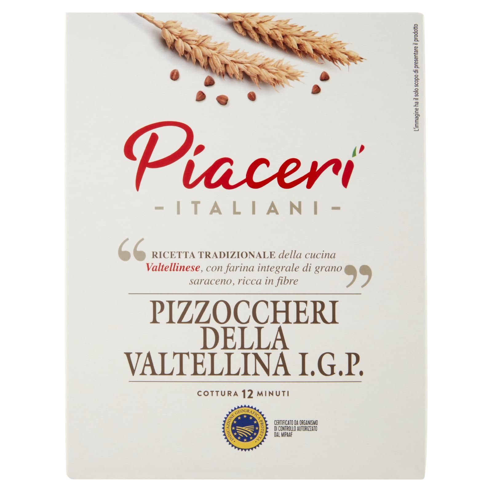 Piaceri Italiani Pizzoccheri della Valtellina I.G.P. 500 g