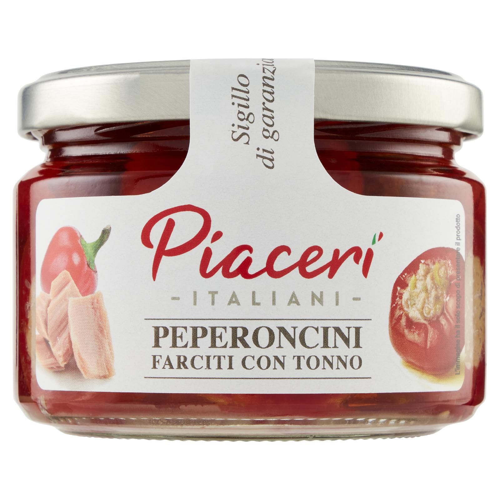 Crai Piaceri Italiani Peperoncini Farciti Con Tonno 240 g