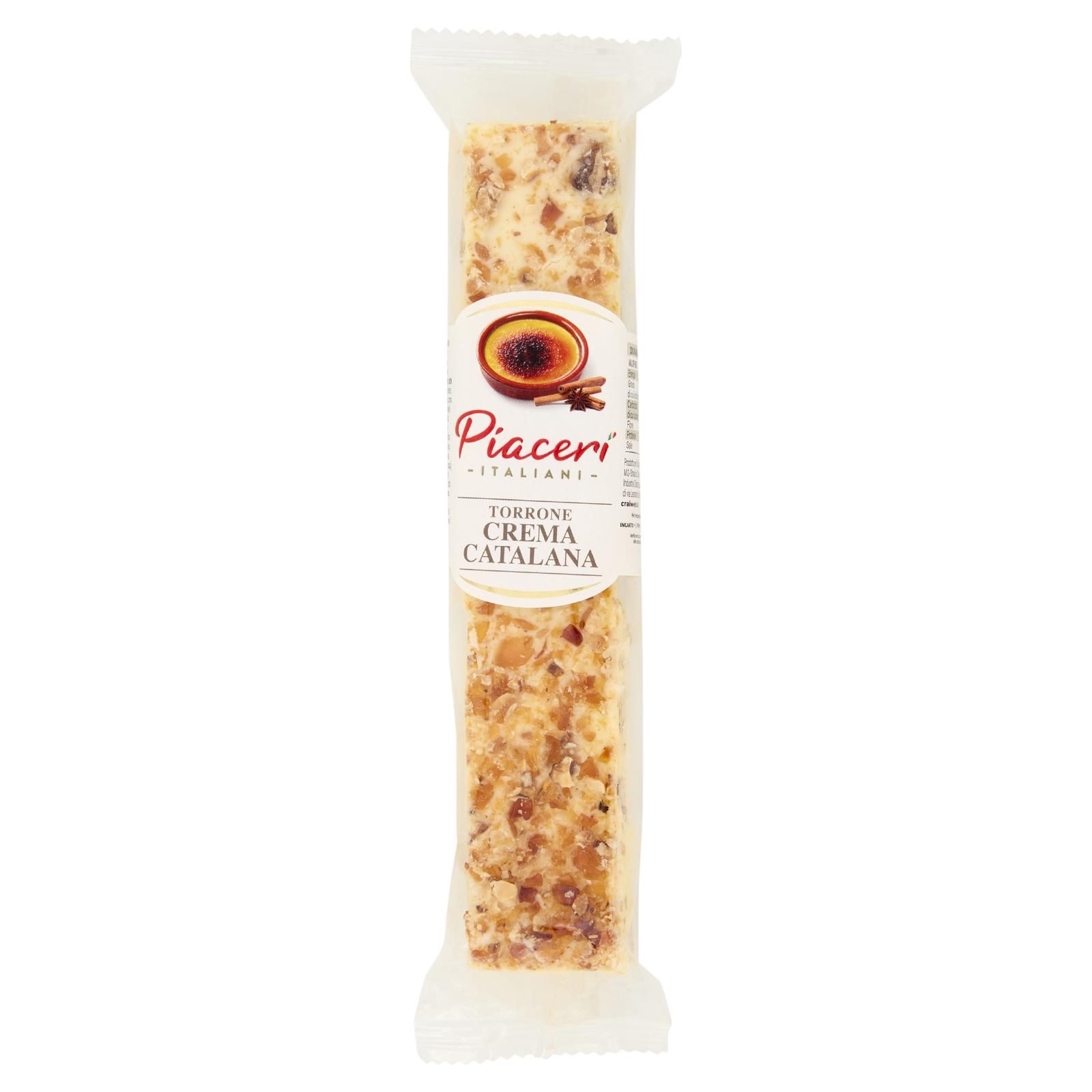 Piaceri Italiani Torrone Crema Catalana 100 g