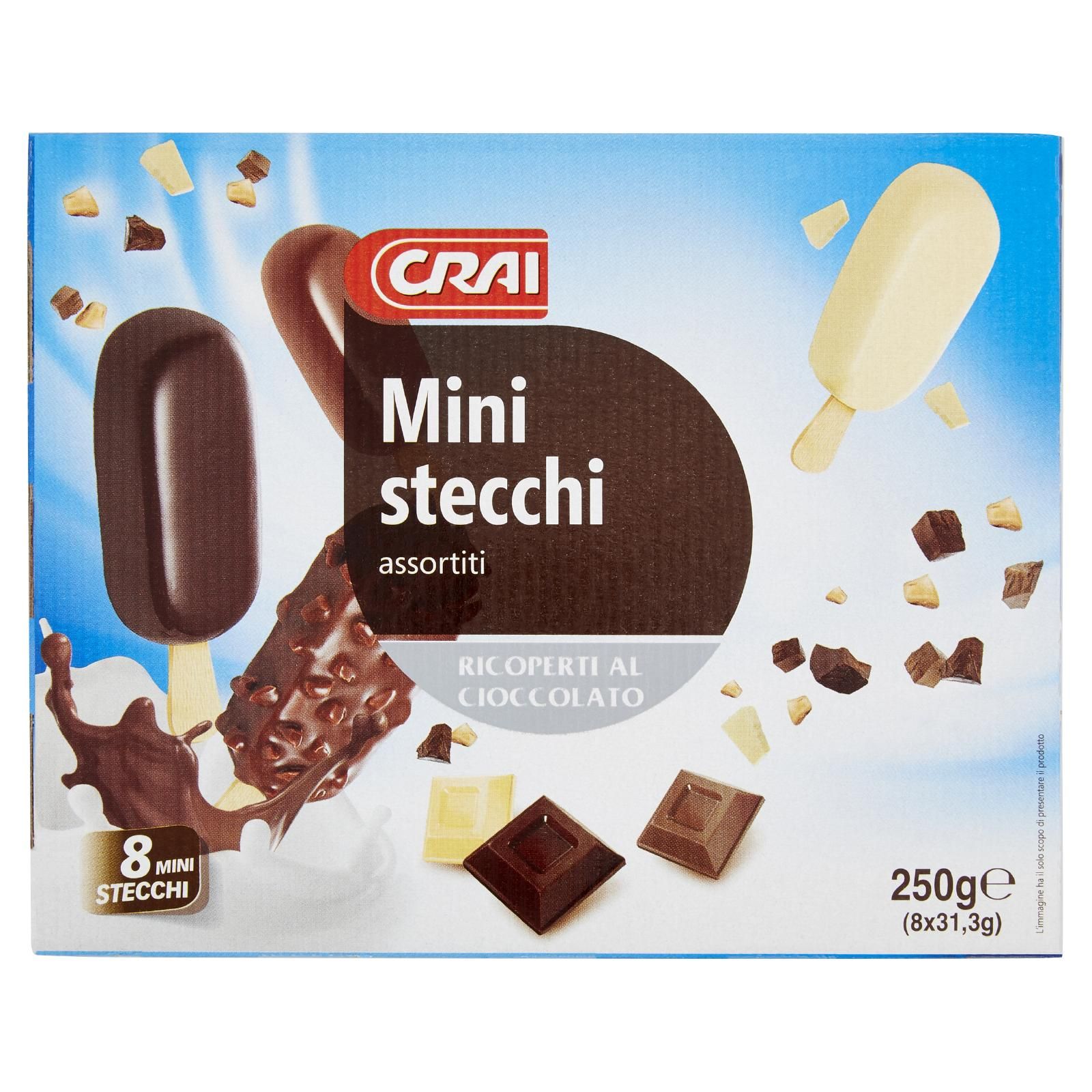 Crai Mini stecchi assortiti 8 x 31,3 g