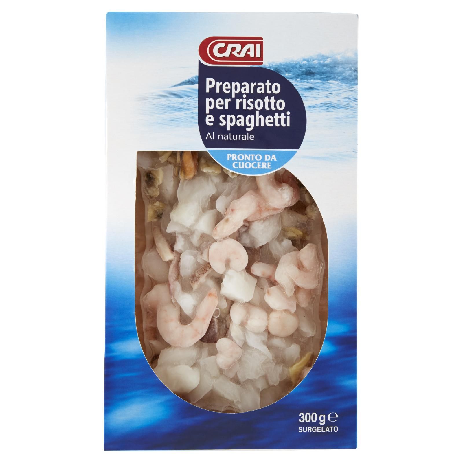 Crai Preparato per risotto e spaghetti Al naturale Surgelato 300 g