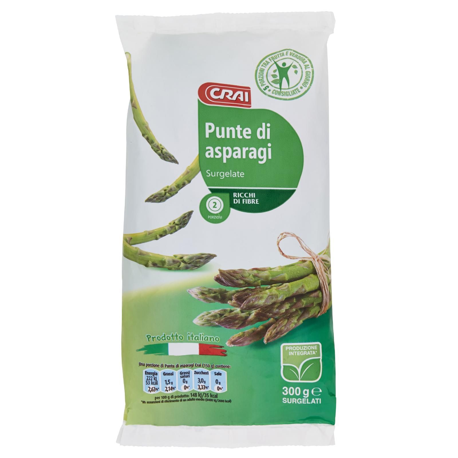 Crai Punte di asparagi Surgelati 300 g
