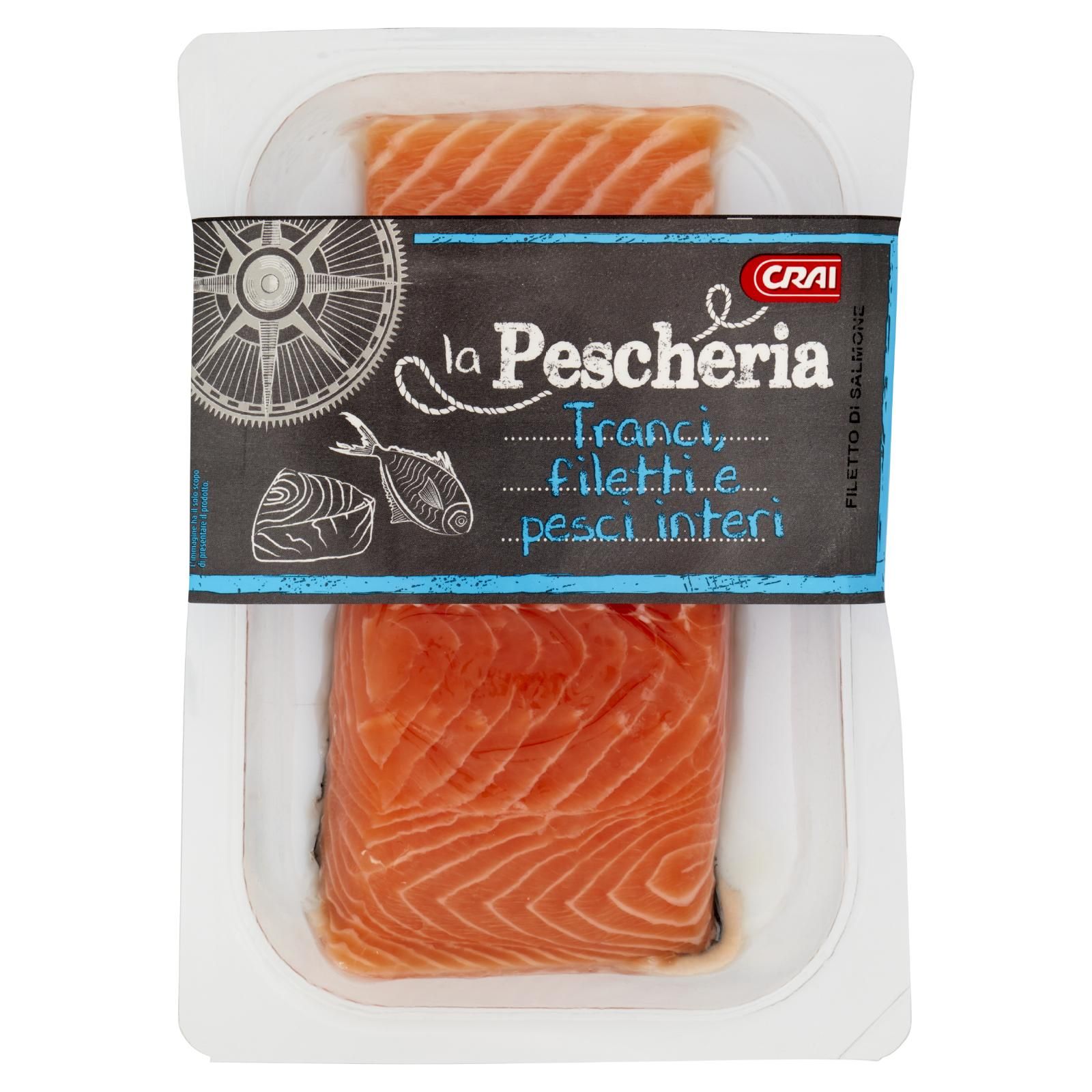 Crai la Pescheria Filetto di Salmone 0,250 kg