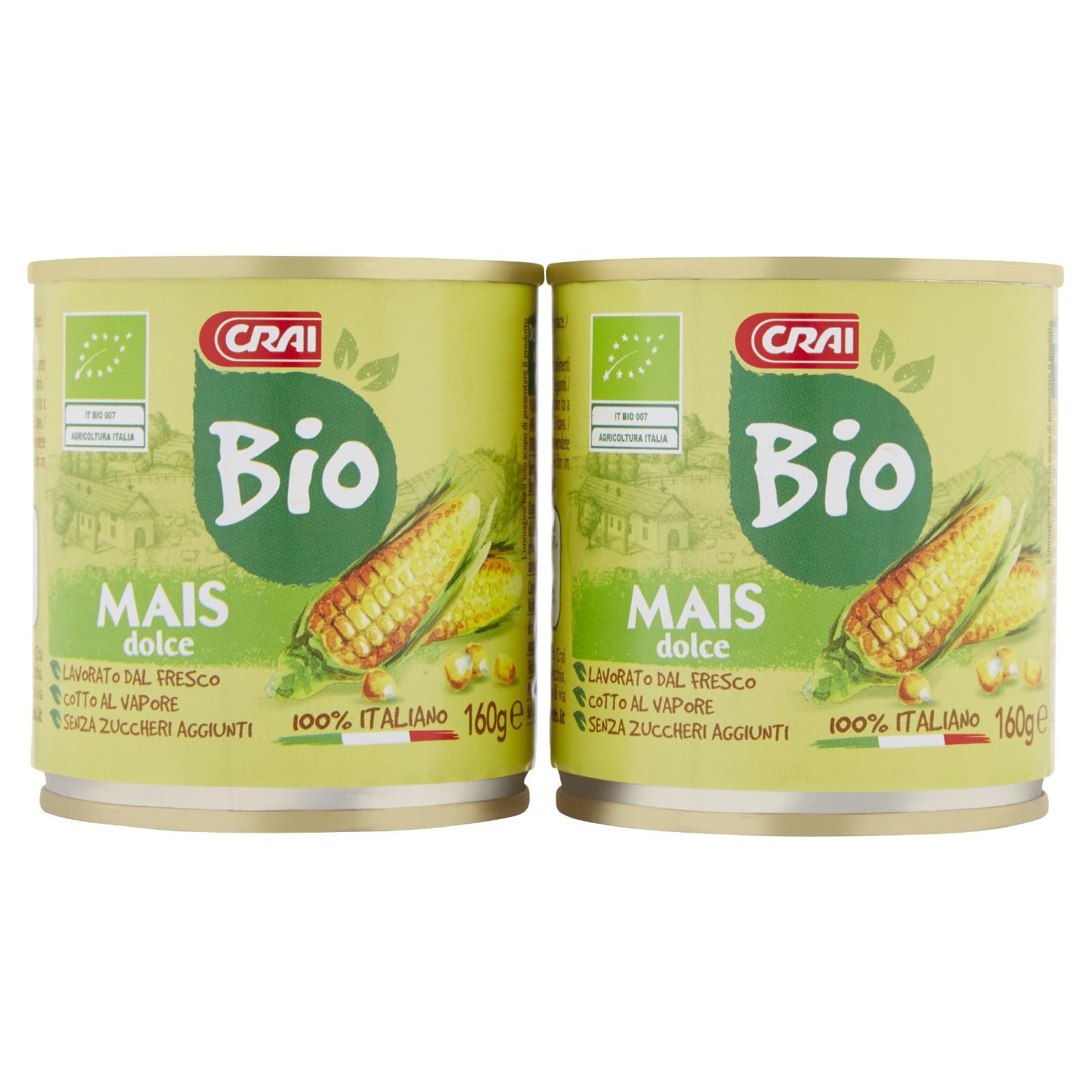Crai Bio Mais dolce 2 x 160 g
